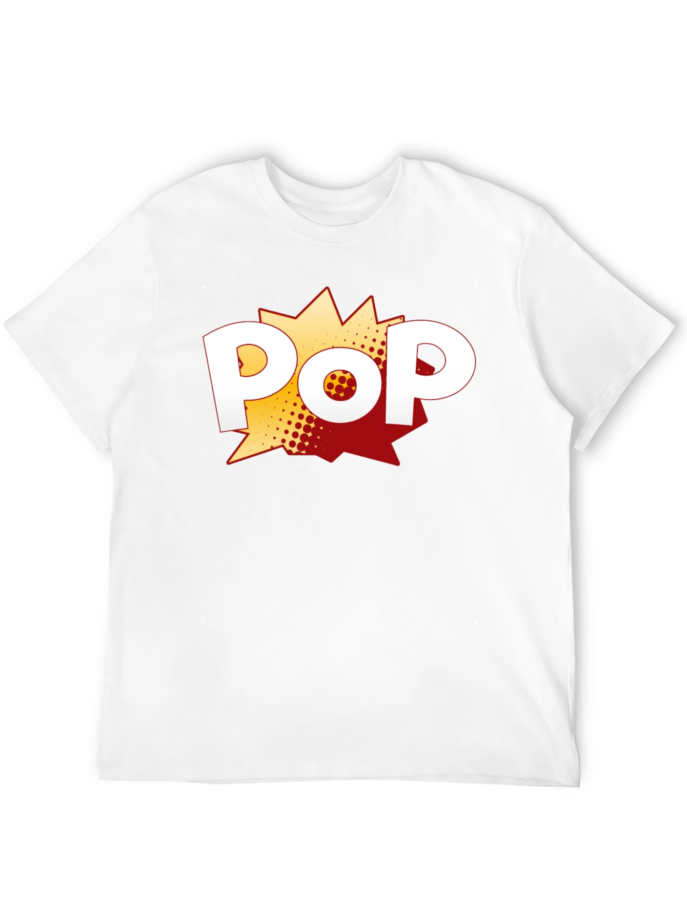 Pop Art Graphic Print T-Shirt - Classic Style