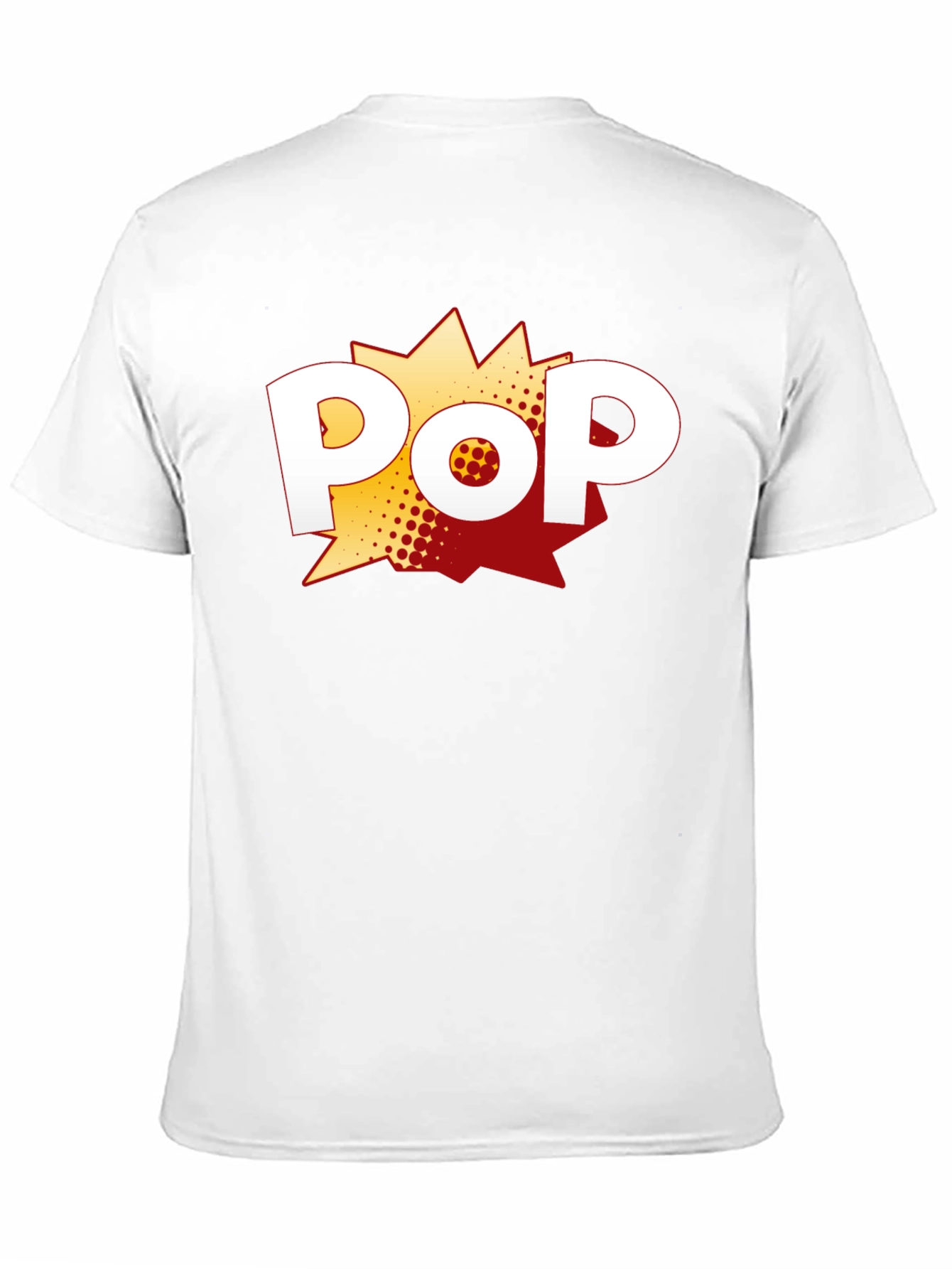 Pop Art Graphic Print T-Shirt - Classic Style