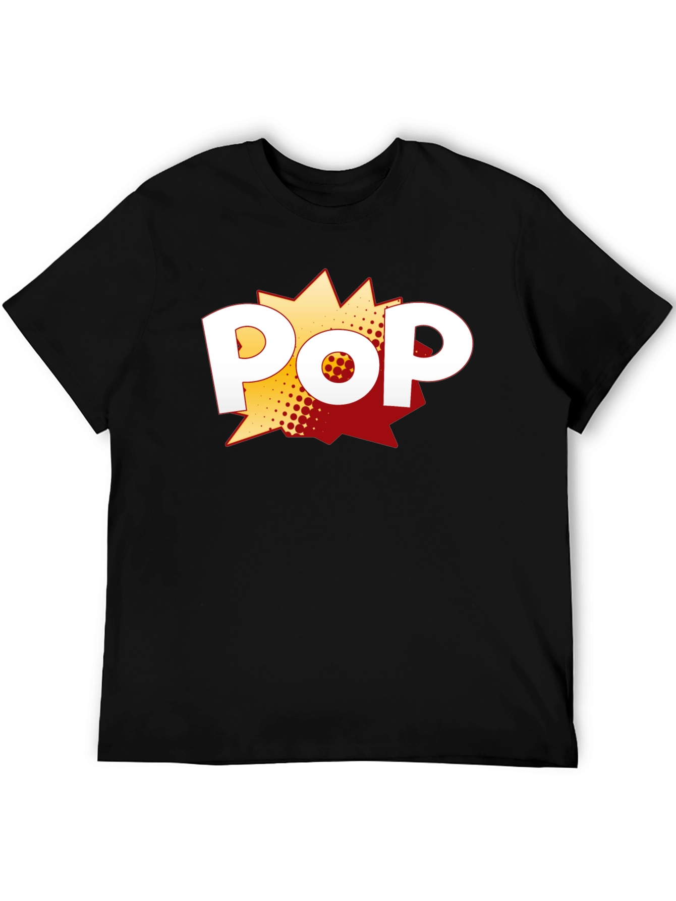 Pop Art Graphic Print T-Shirt - Classic Style