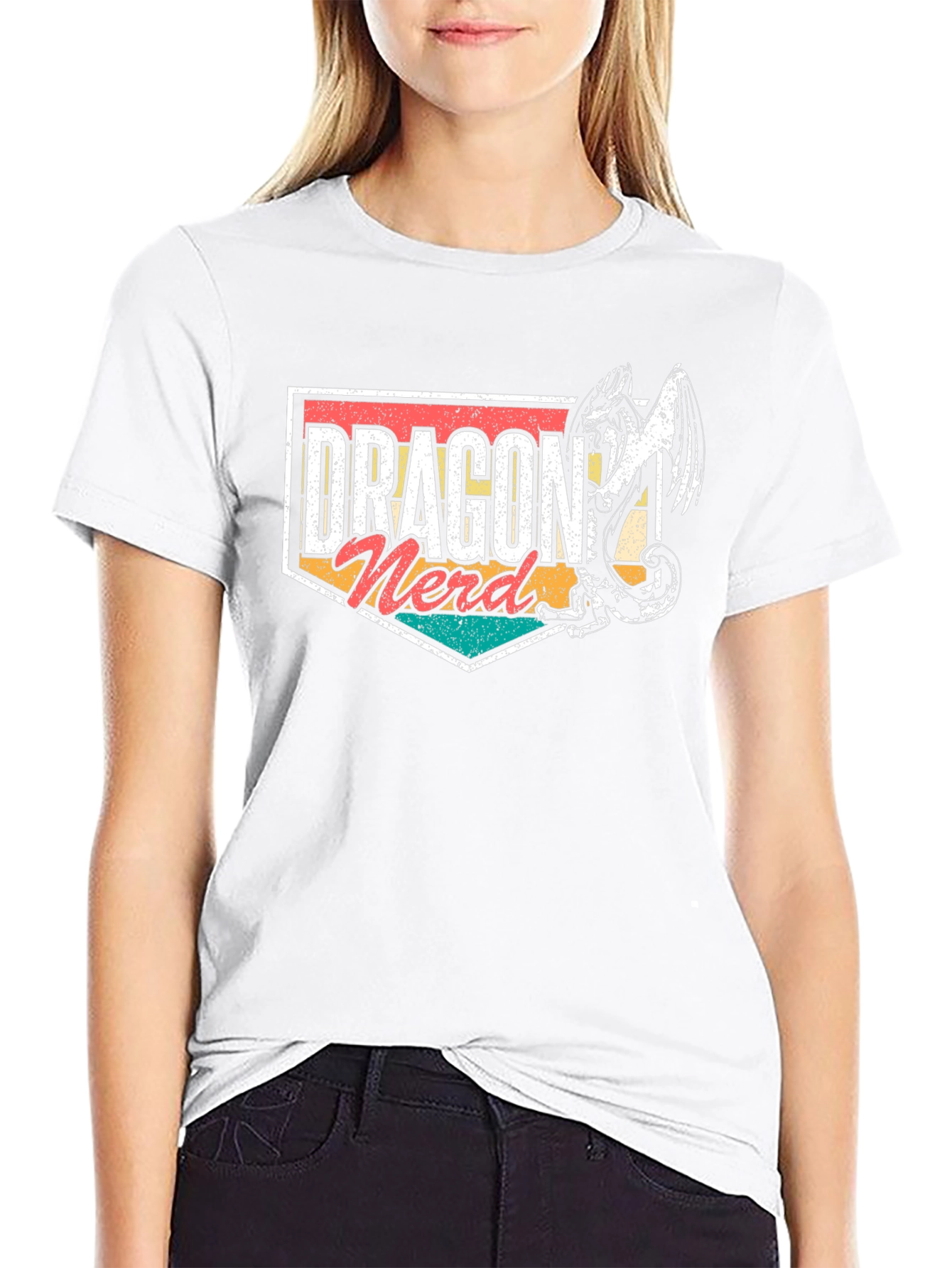 Dragon Nerd T-Shirt - Fantasy Geek Tee