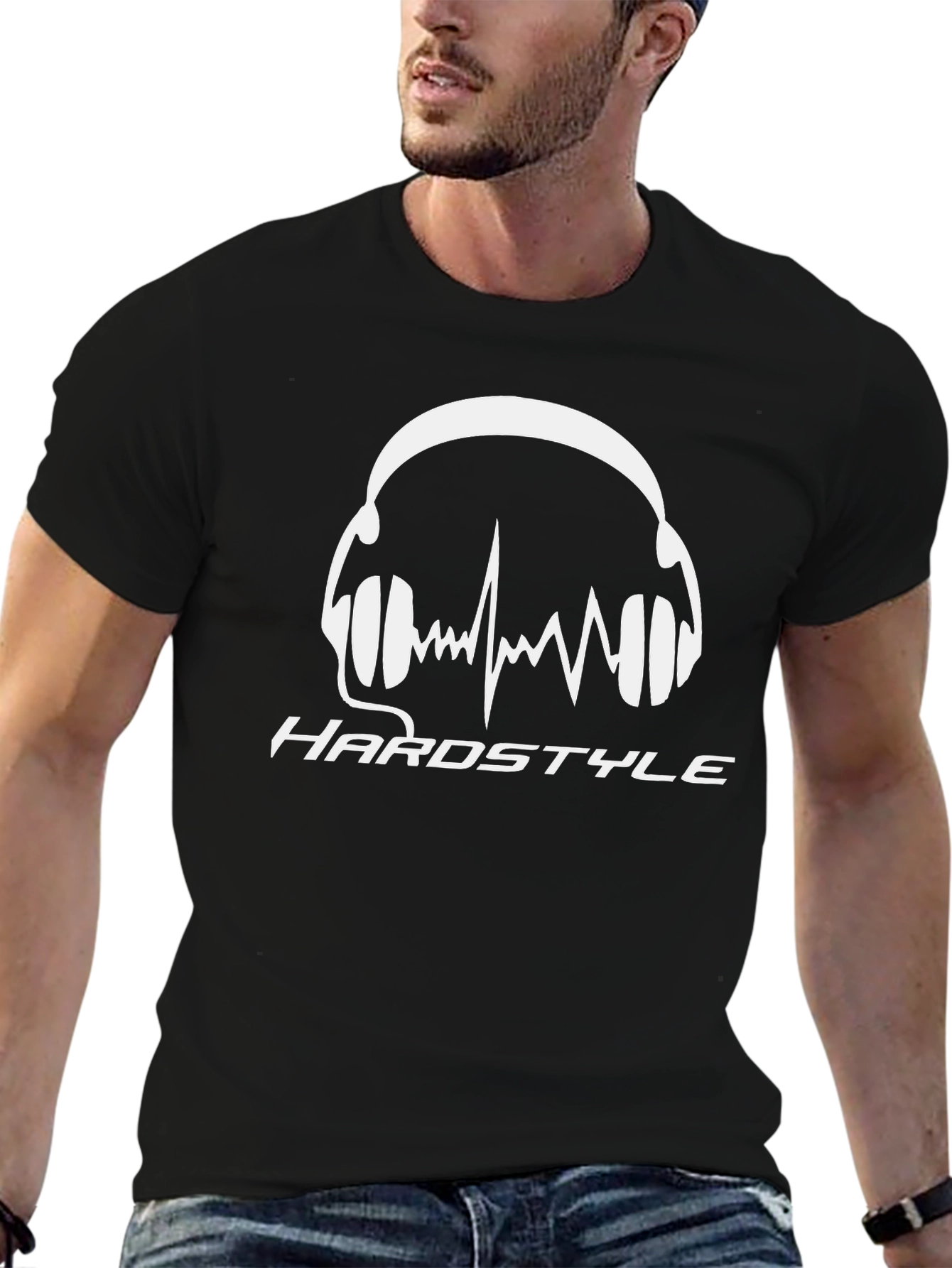 Hardstyle Headphones Graphic T-Shirt - Music Lover Tee