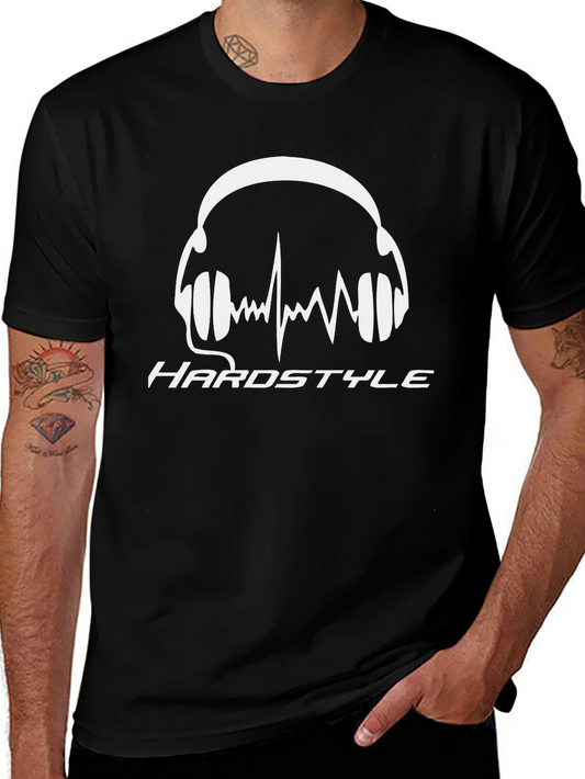 Hardstyle Headphones Graphic T-Shirt - Music Lover Tee