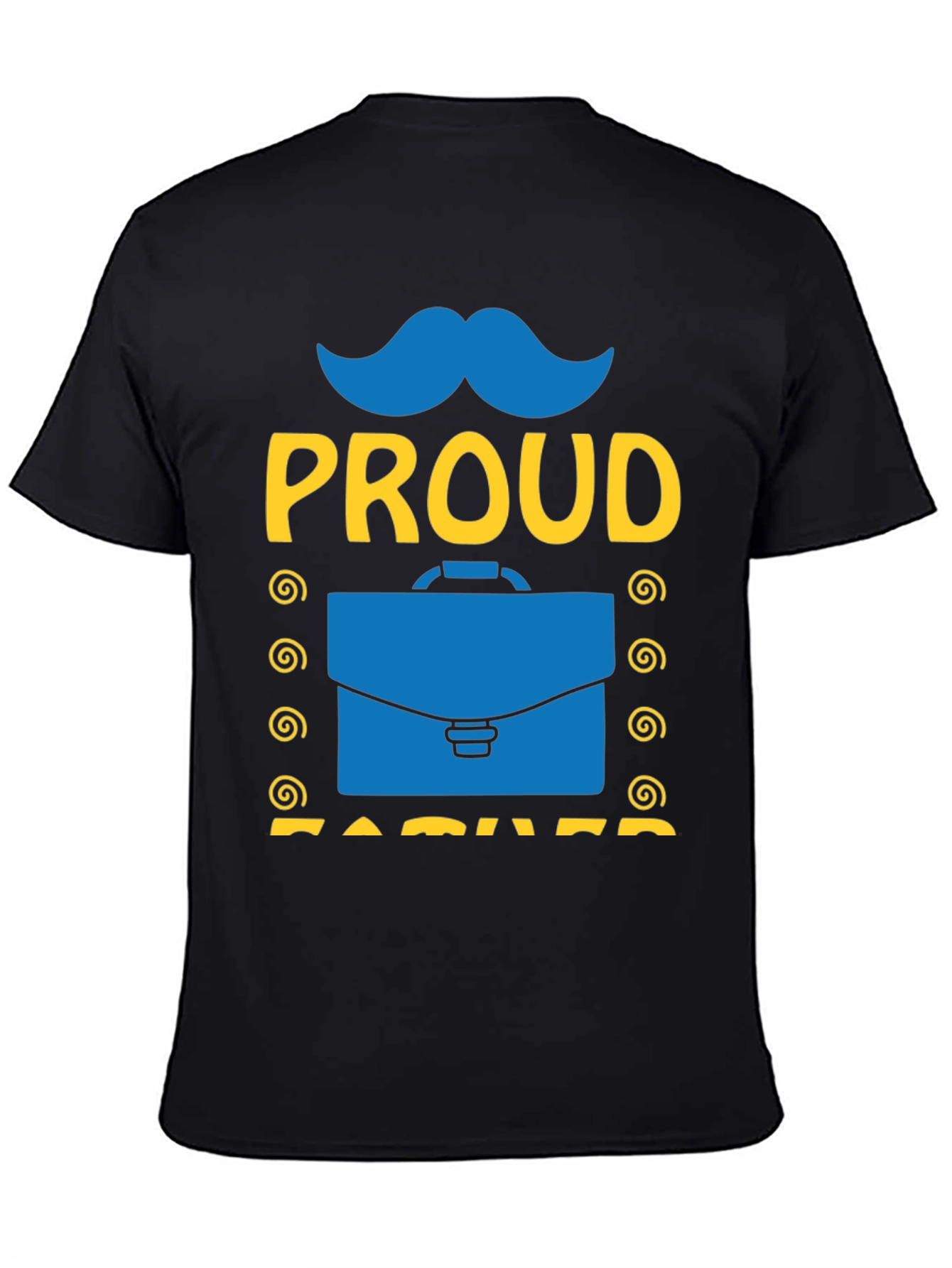 Proud Dad Graphic T-Shirt - Black