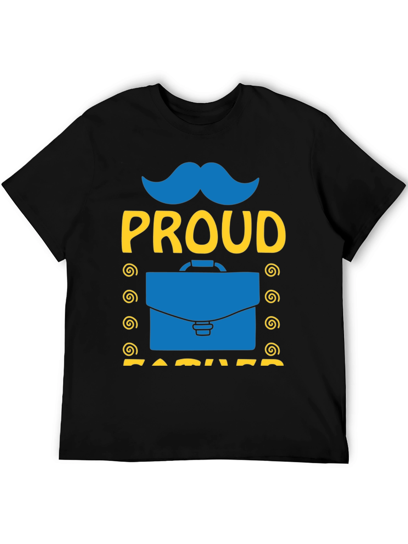 Proud Dad Graphic T-Shirt - Black