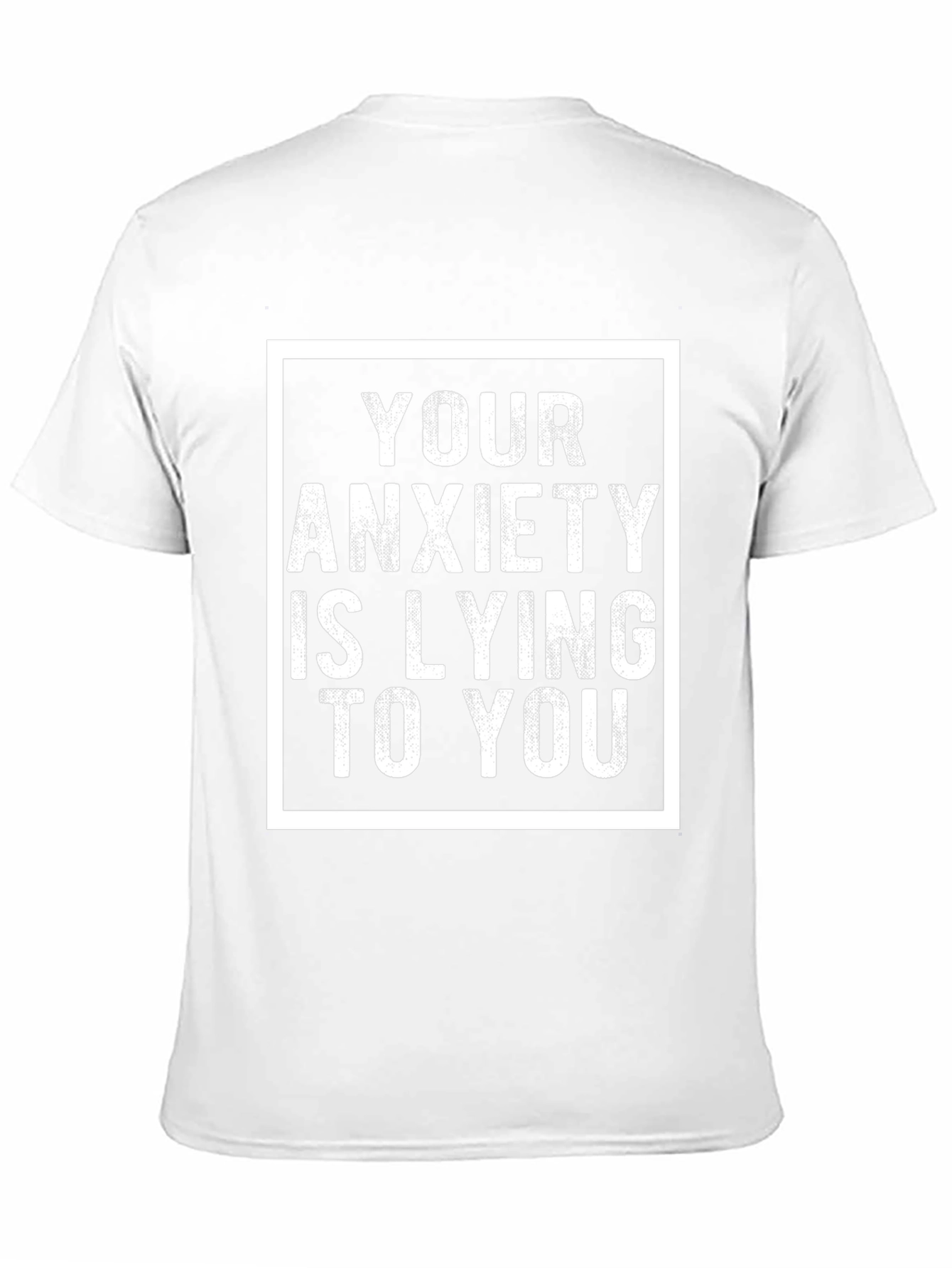 Anxiety Quote Graphic Tee - Unisex Black T-Shirt