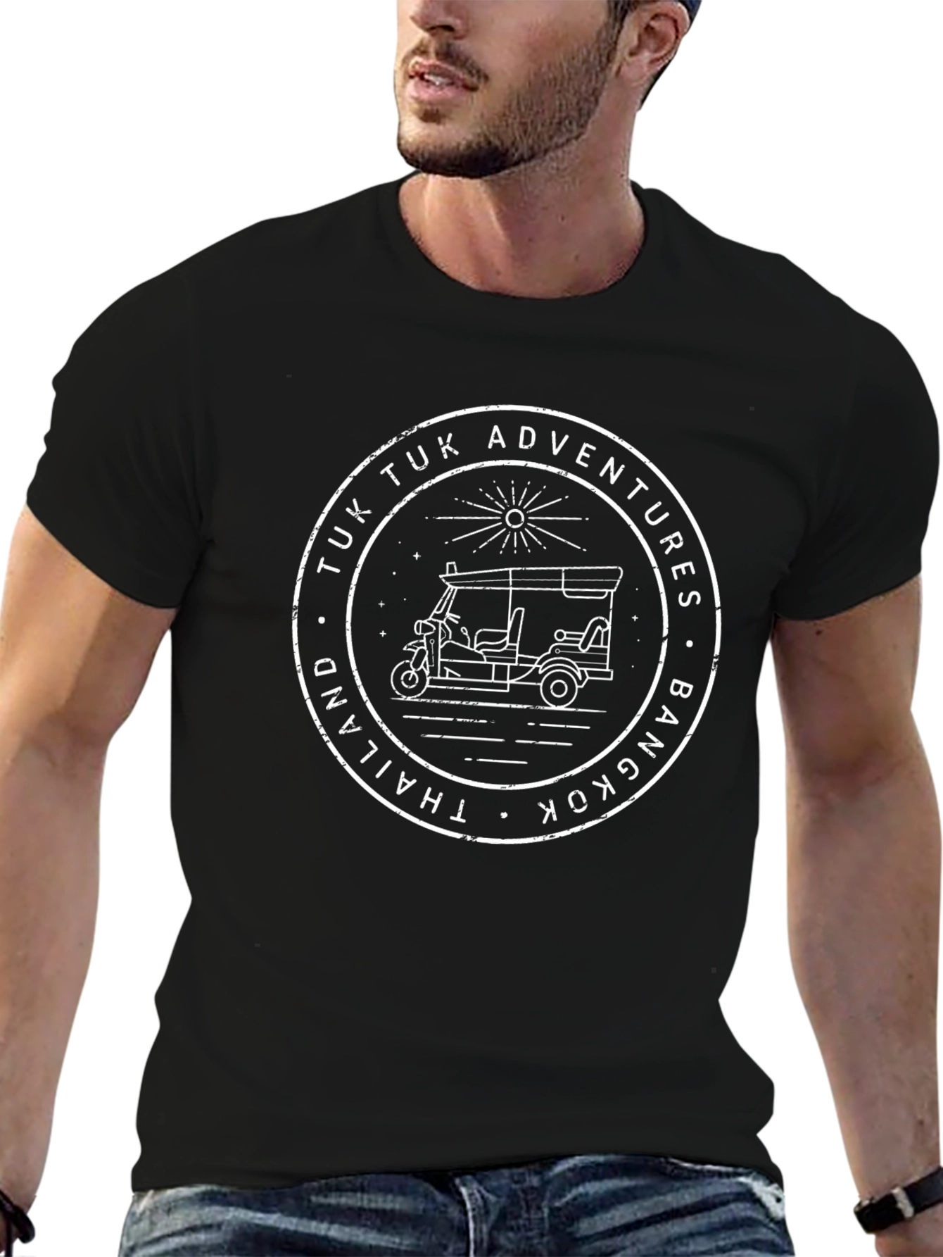 Tuk Tuk Adventures Bangkok Thailand Graphic T-Shirt