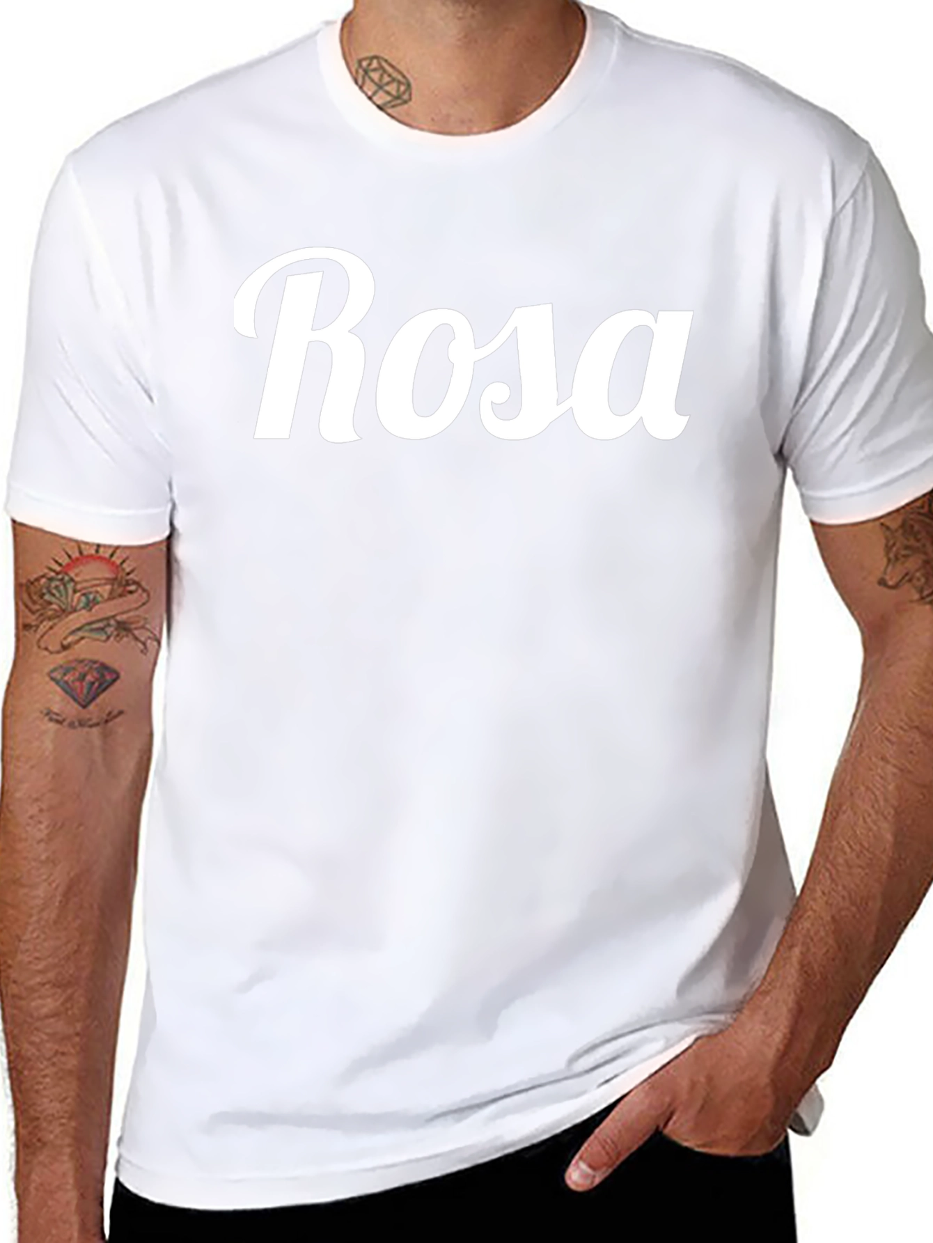 Rosa Graphic T-Shirt - Stylish Custom Name Tee