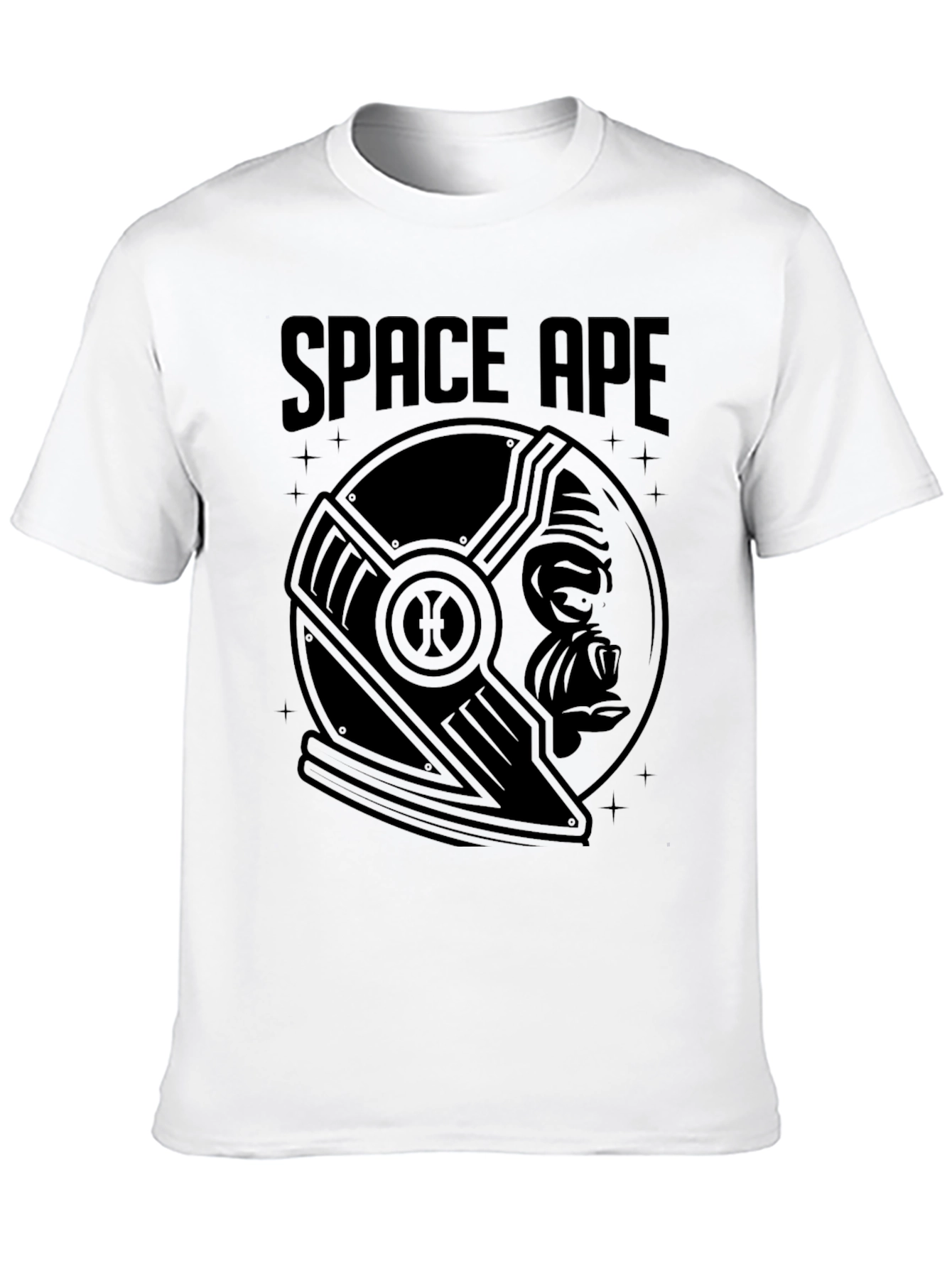 Space Ape Graphic T-Shirt - Retro Sci-Fi Tee