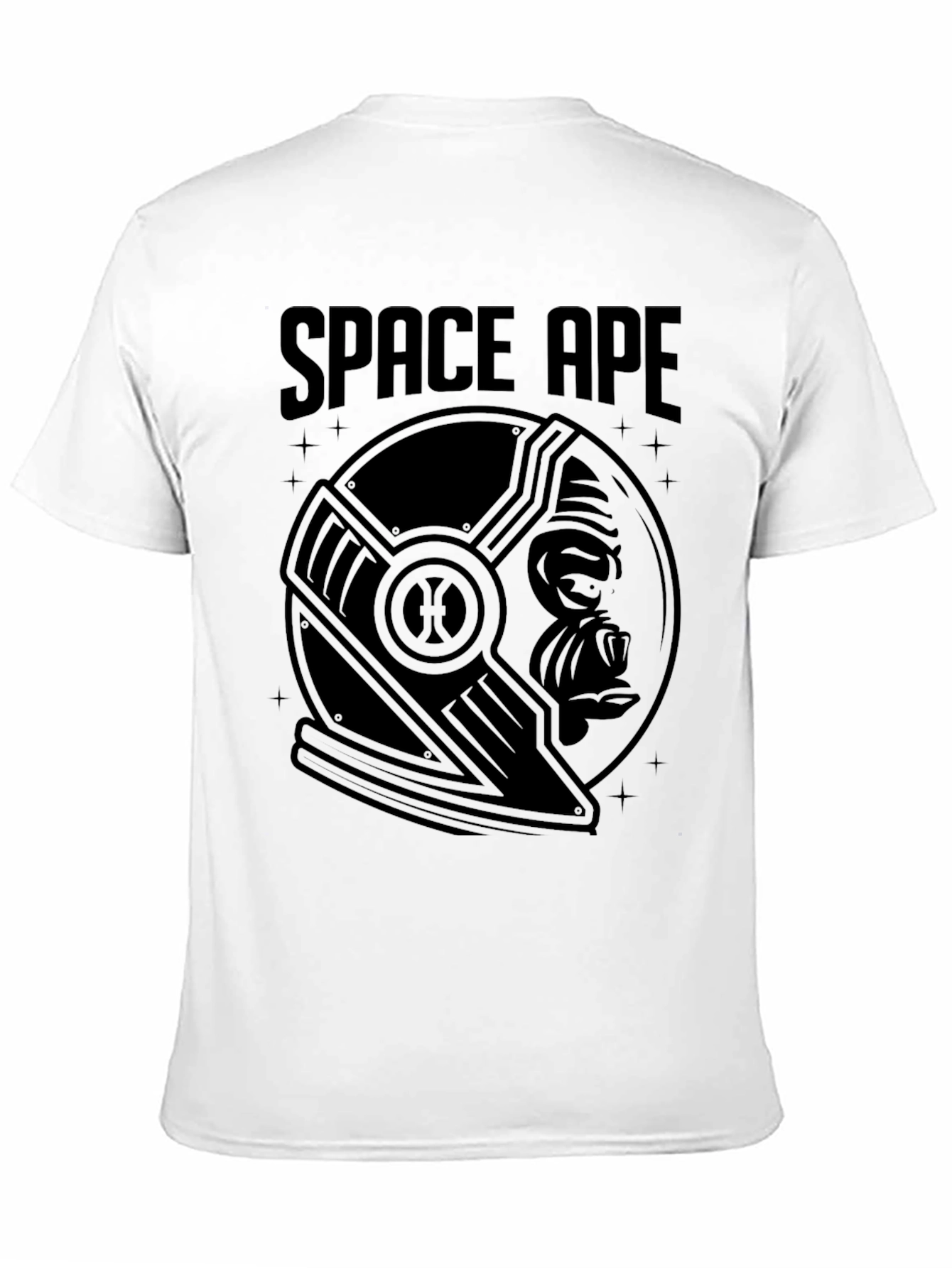 Space Ape Graphic T-Shirt - Retro Sci-Fi Tee