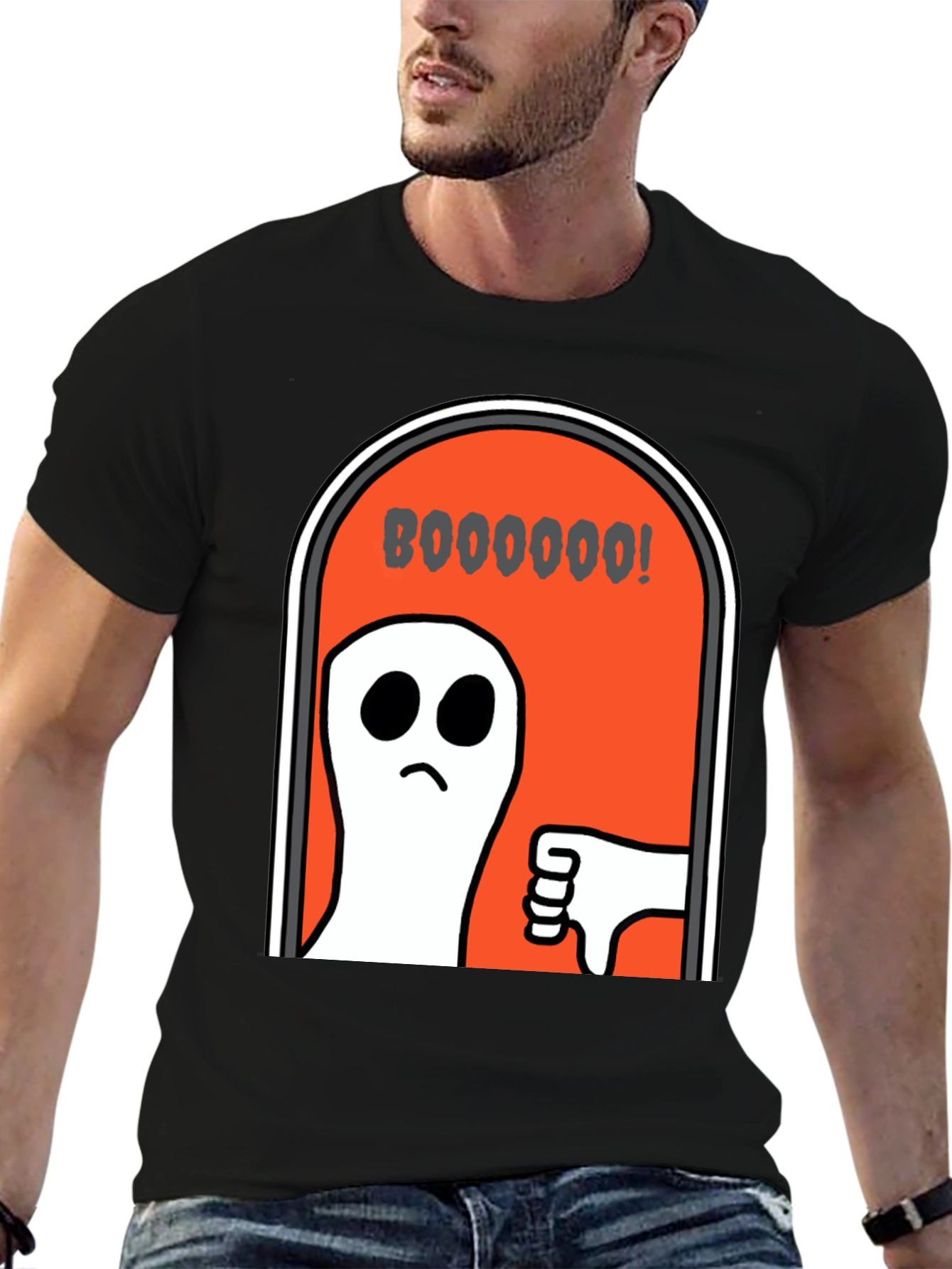 Boo Ghost Humor Graphic T-Shirt
