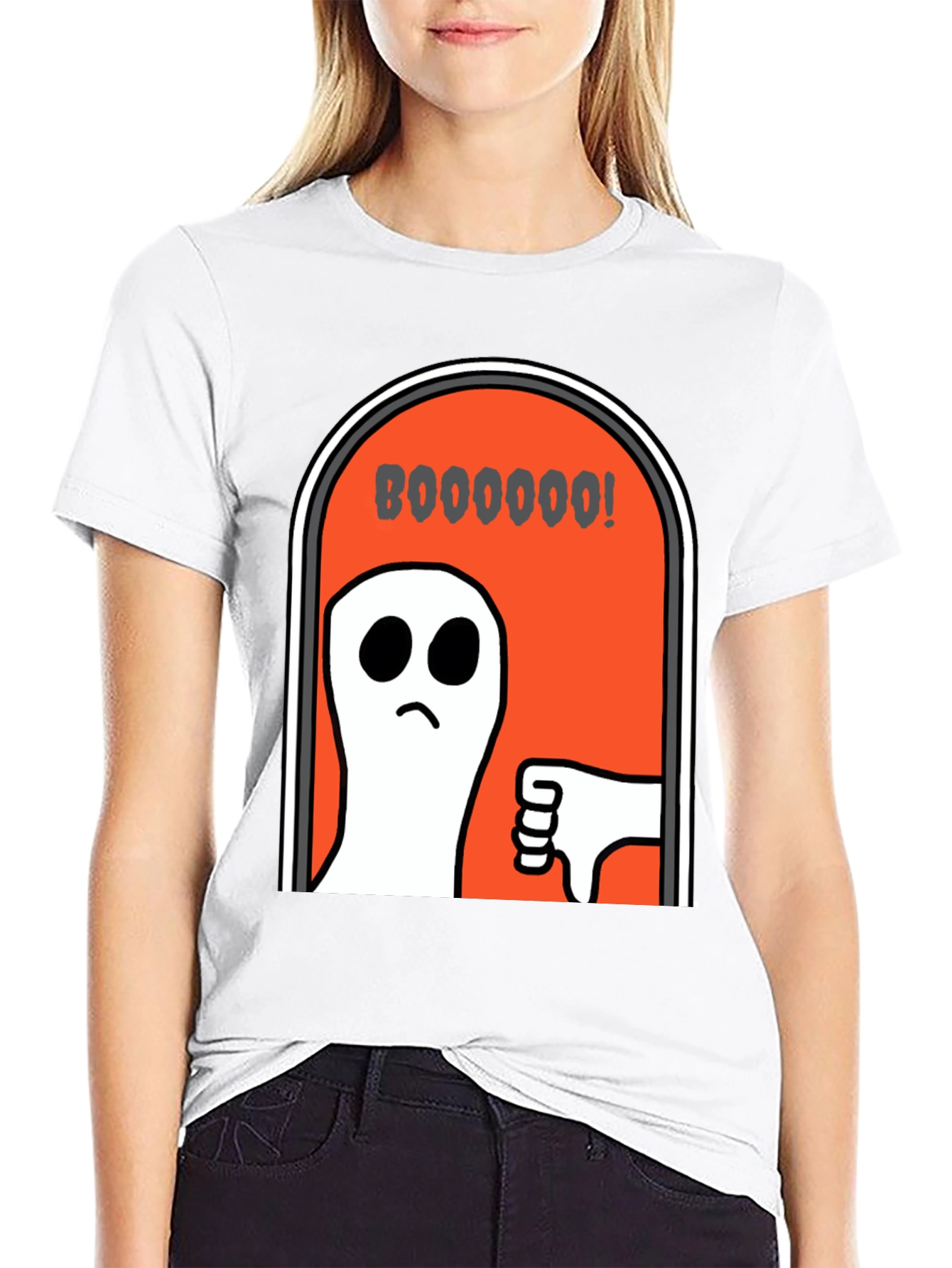 Boo Ghost Humor Graphic T-Shirt