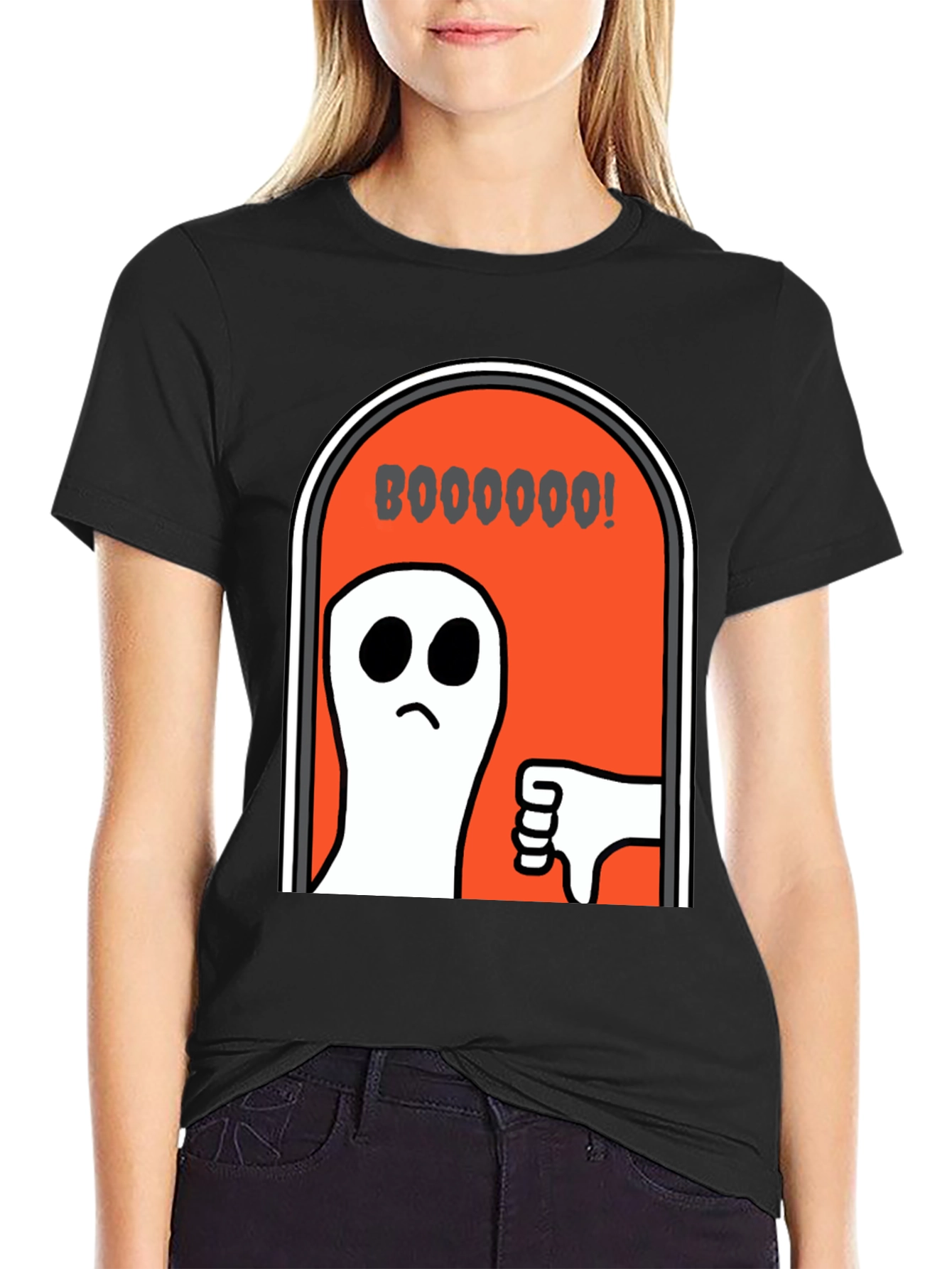 Boo Ghost Humor Graphic T-Shirt