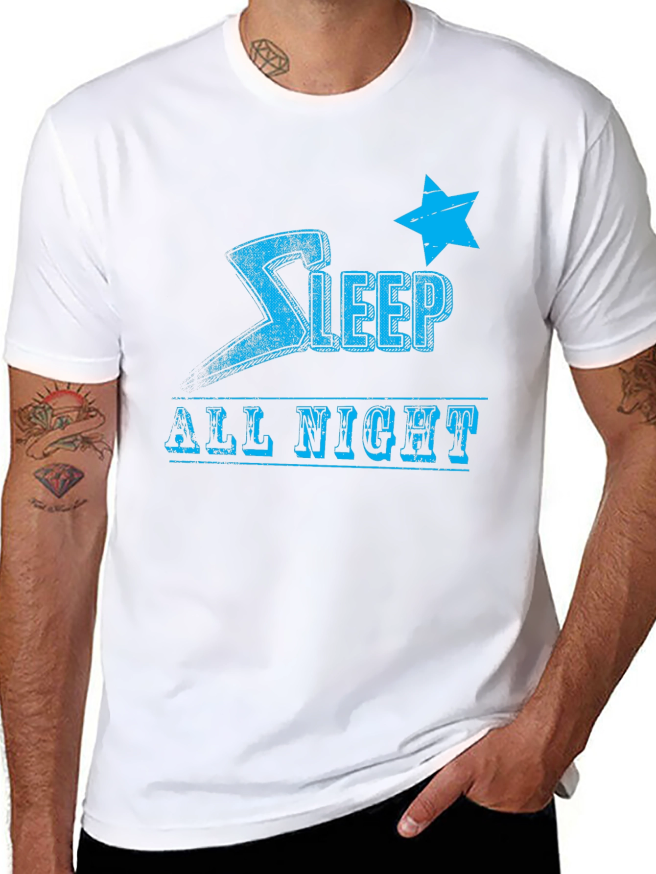 Sleep All Night Graphic Tee