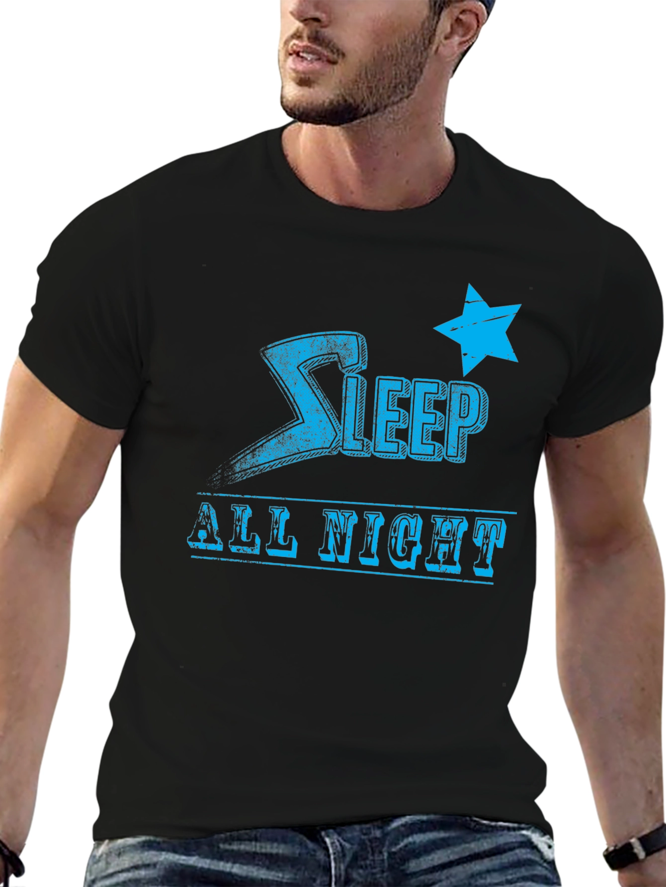 Sleep All Night Graphic Tee