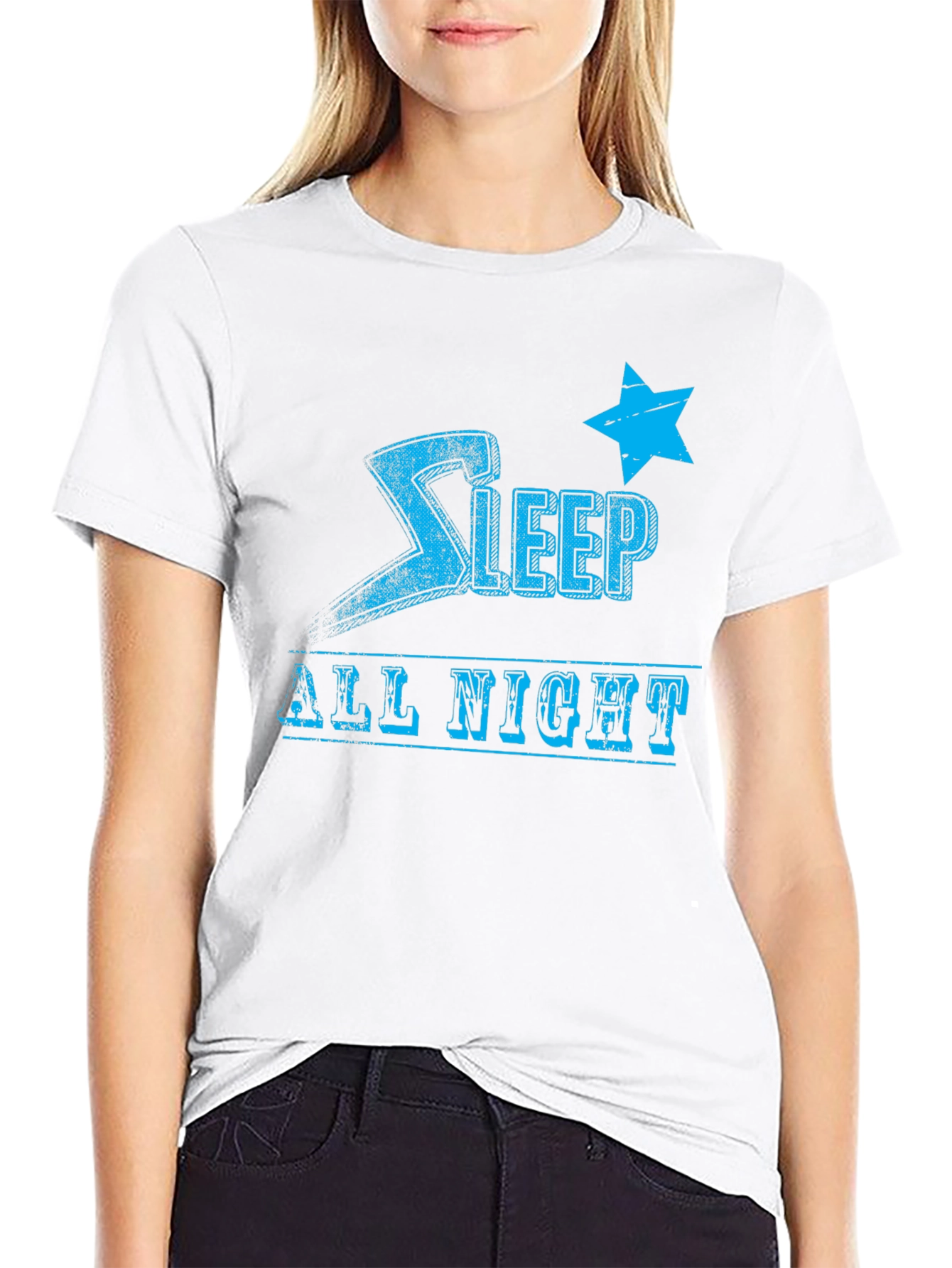Sleep All Night Graphic Tee