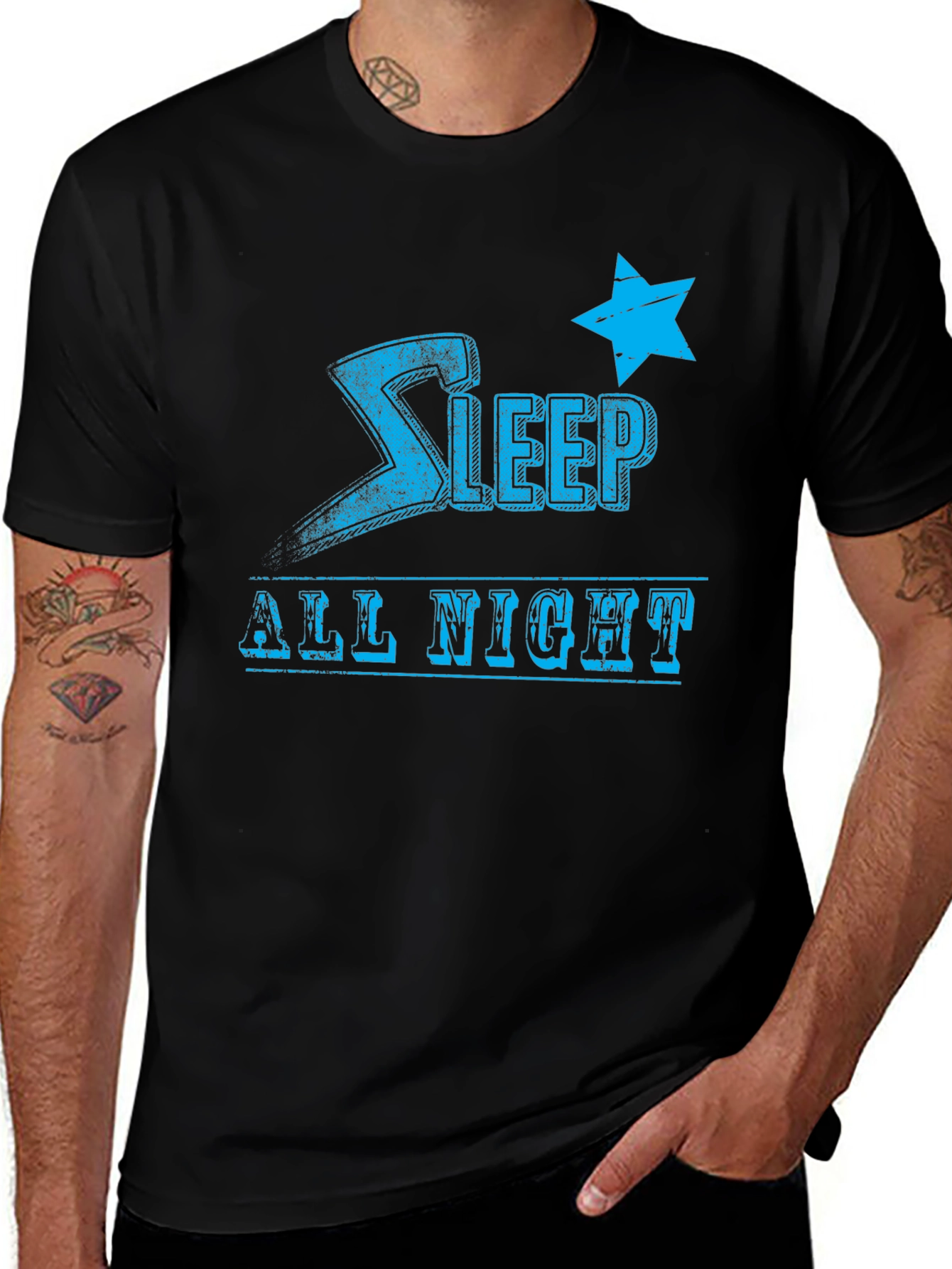 Sleep All Night Graphic Tee