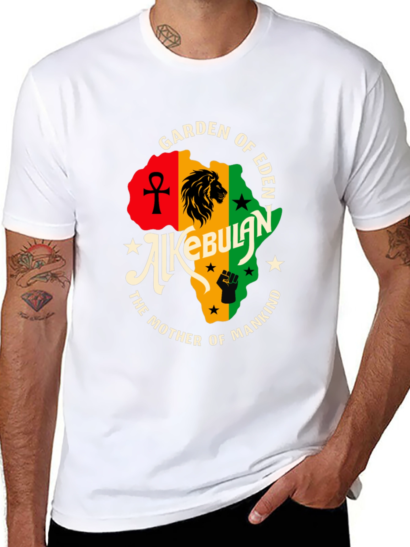 Afrocentric Alkebulan Graphic T-Shirt - Motherland Pride