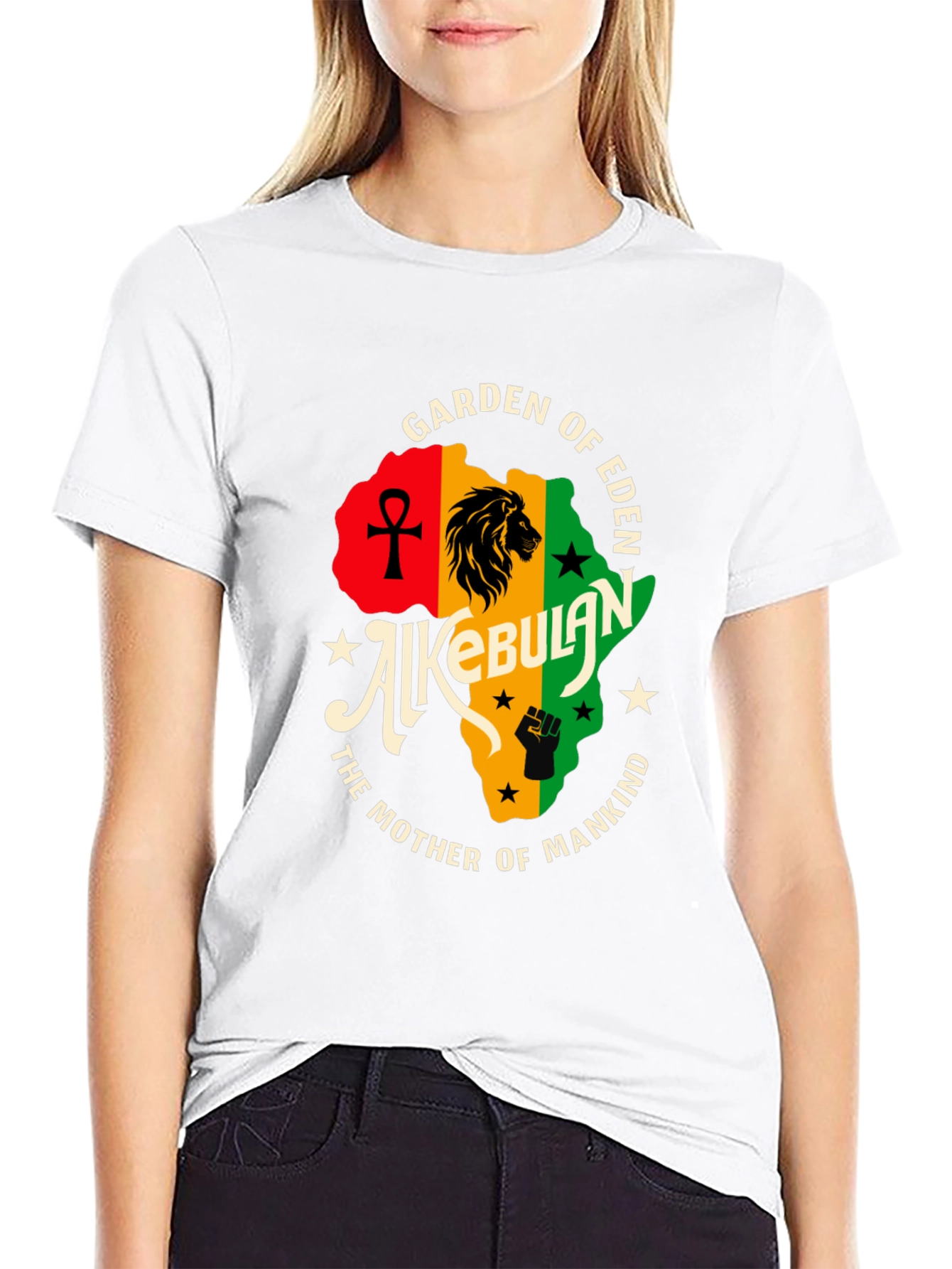Afrocentric Alkebulan Graphic T-Shirt - Motherland Pride