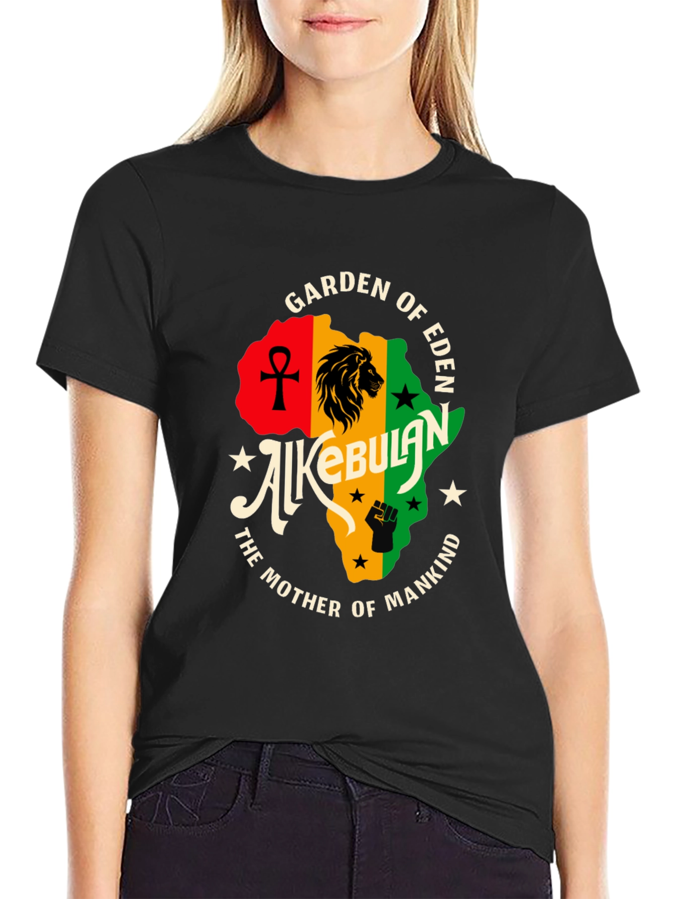 Afrocentric Alkebulan Graphic T-Shirt - Motherland Pride