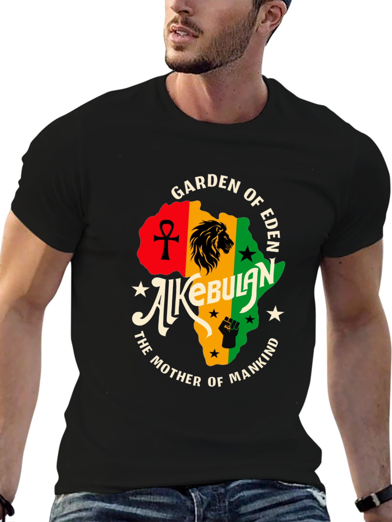 Afrocentric Alkebulan Graphic T-Shirt - Motherland Pride
