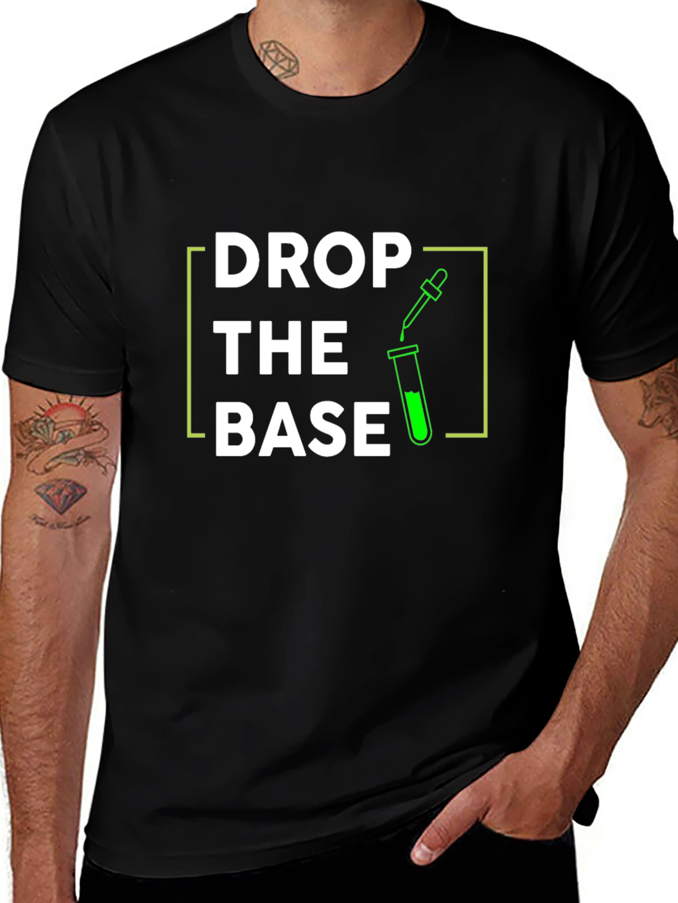 Drop The Base T-Shirt Science Pun