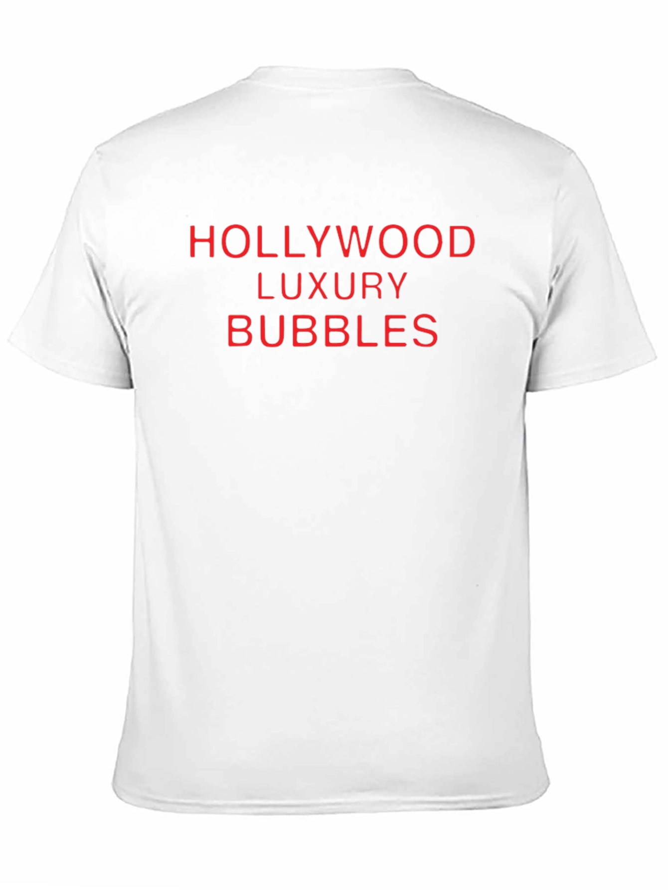 Hollywood Luxury Bubbles Black T-Shirt