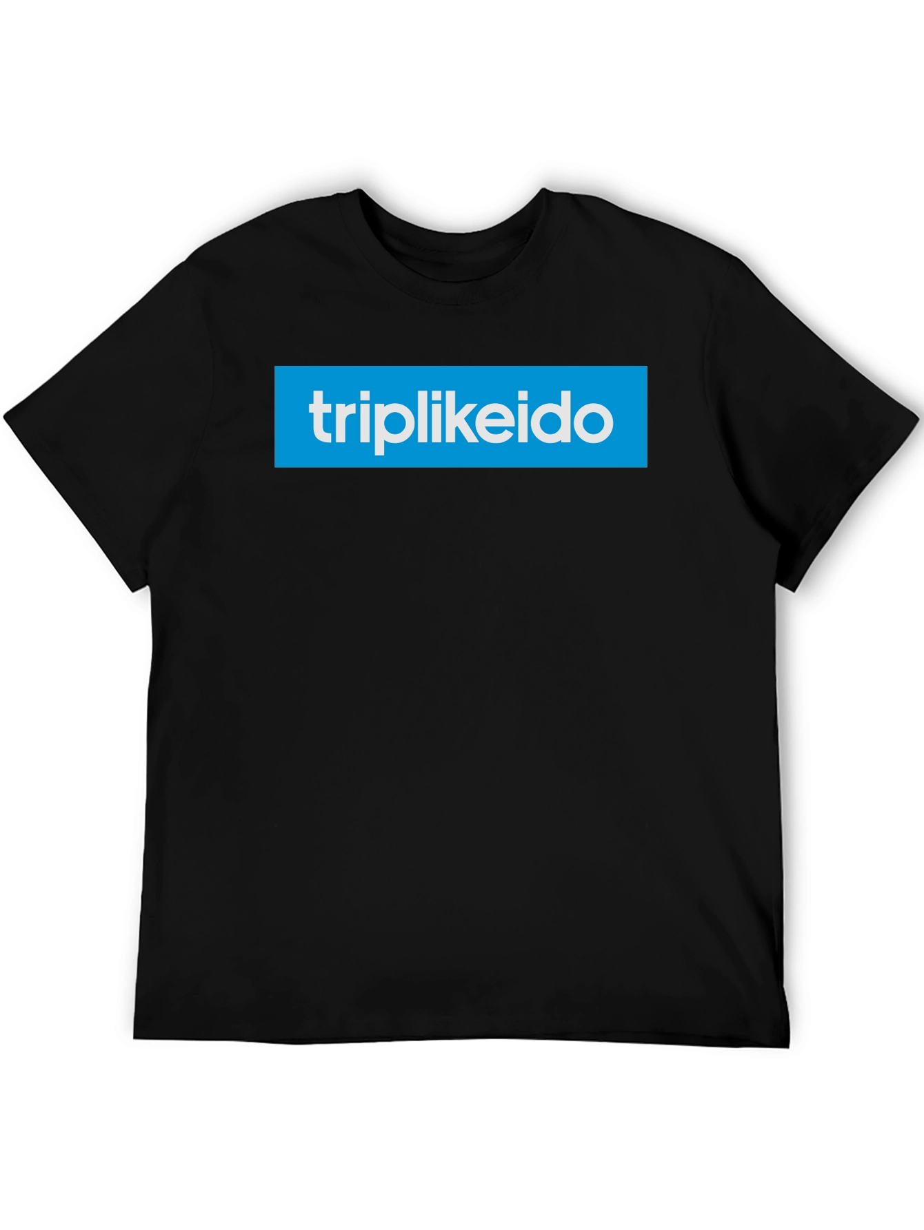 Triplikeido Logo Black T-Shirt
