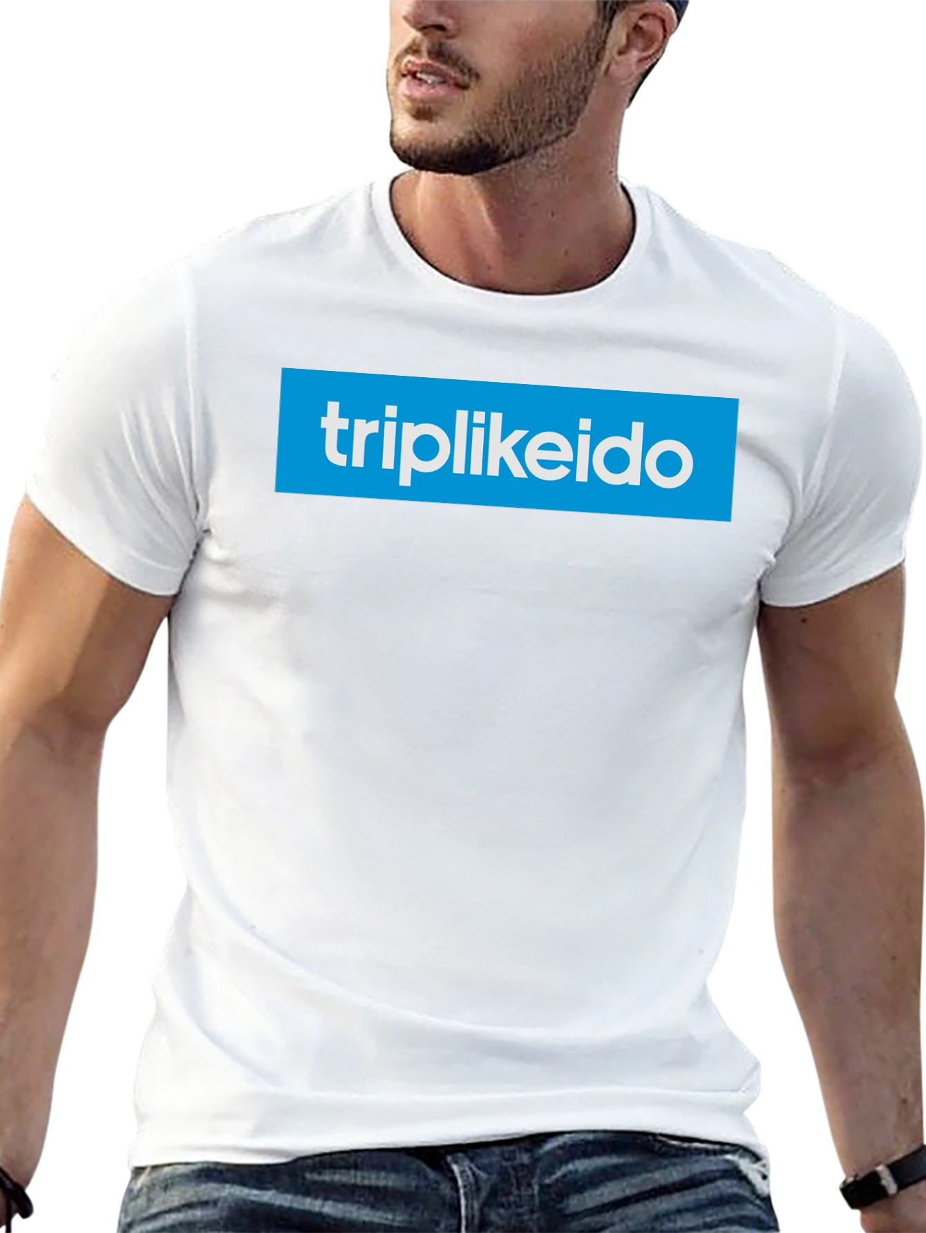 Triplikeido Logo Black T-Shirt