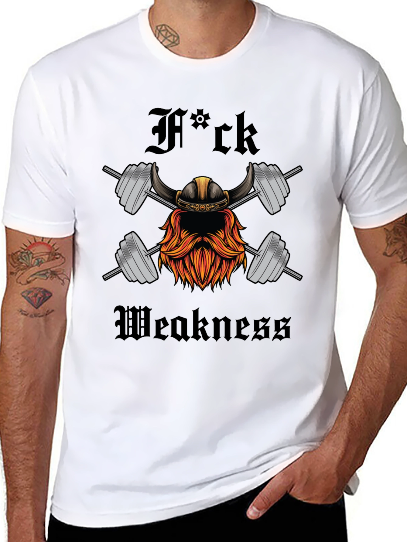 Viking Gym T-Shirt: Fuck Weakness