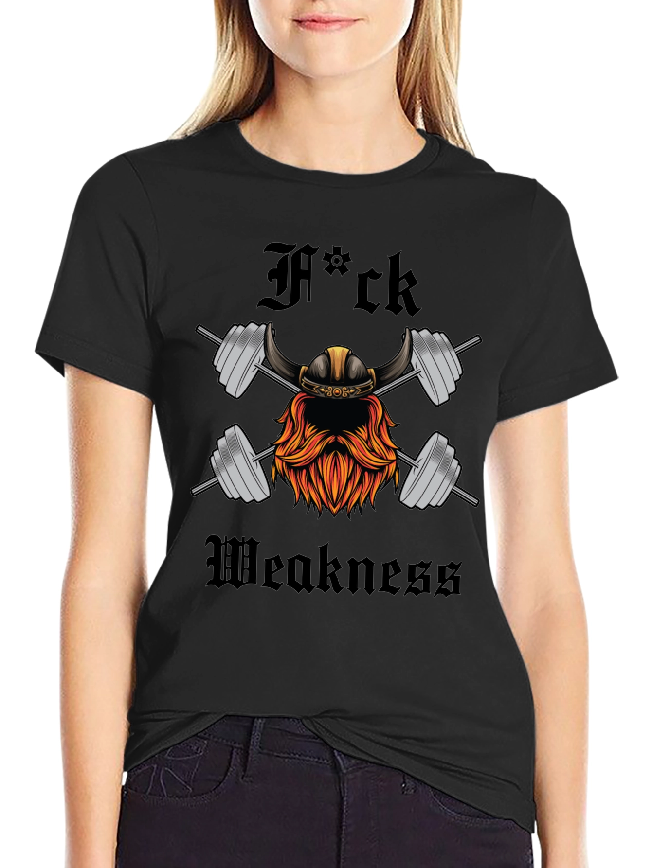 Viking Gym T-Shirt: Fuck Weakness