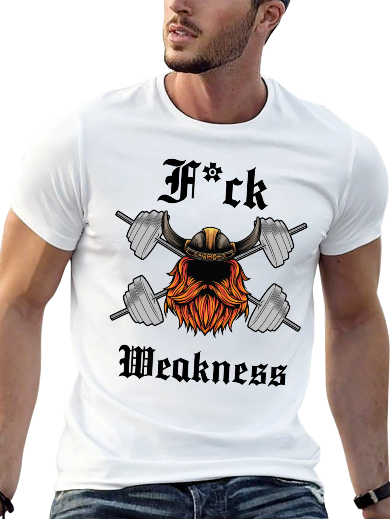 Viking Gym T-Shirt: Fuck Weakness