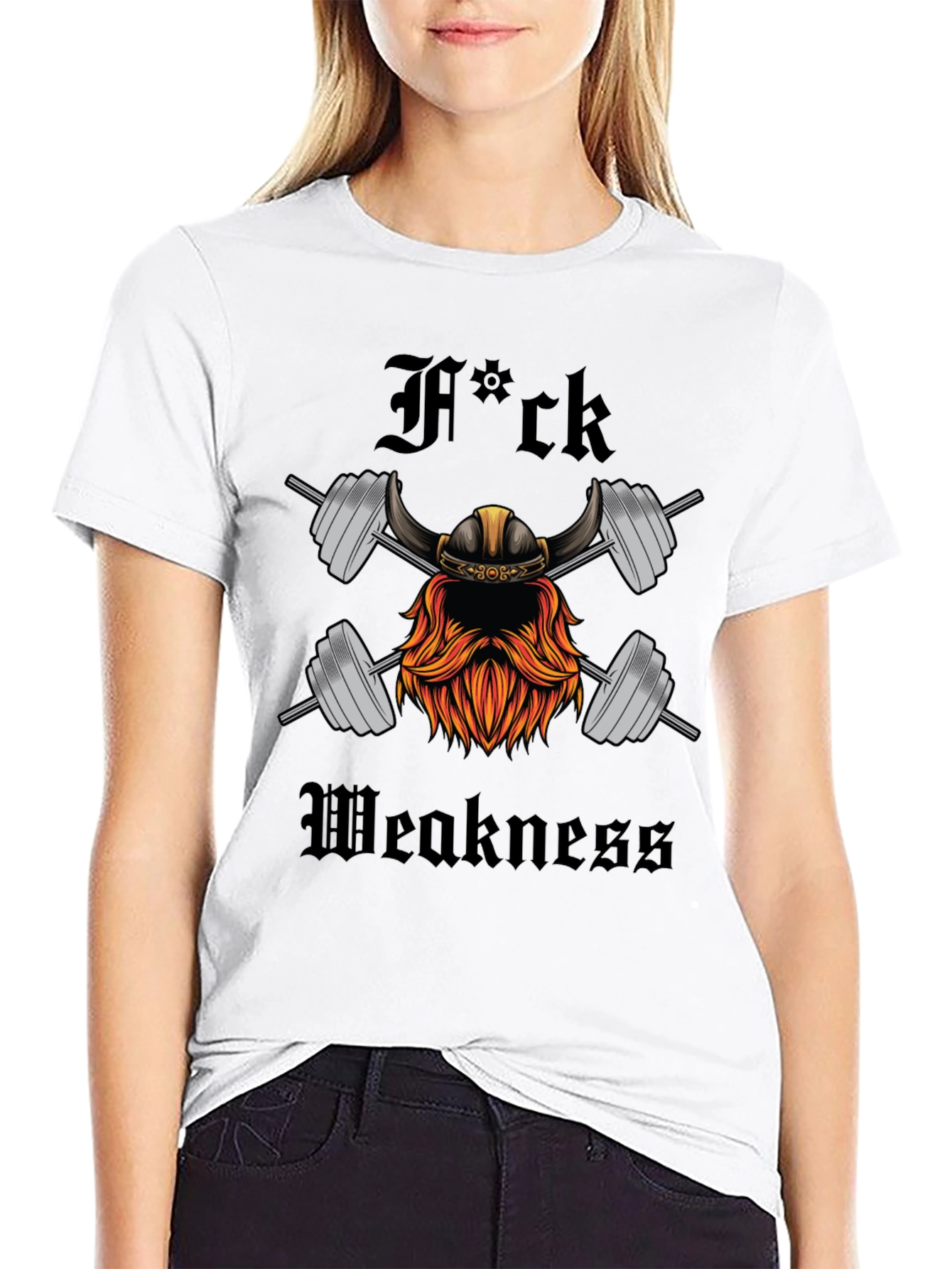 Viking Gym T-Shirt: Fuck Weakness