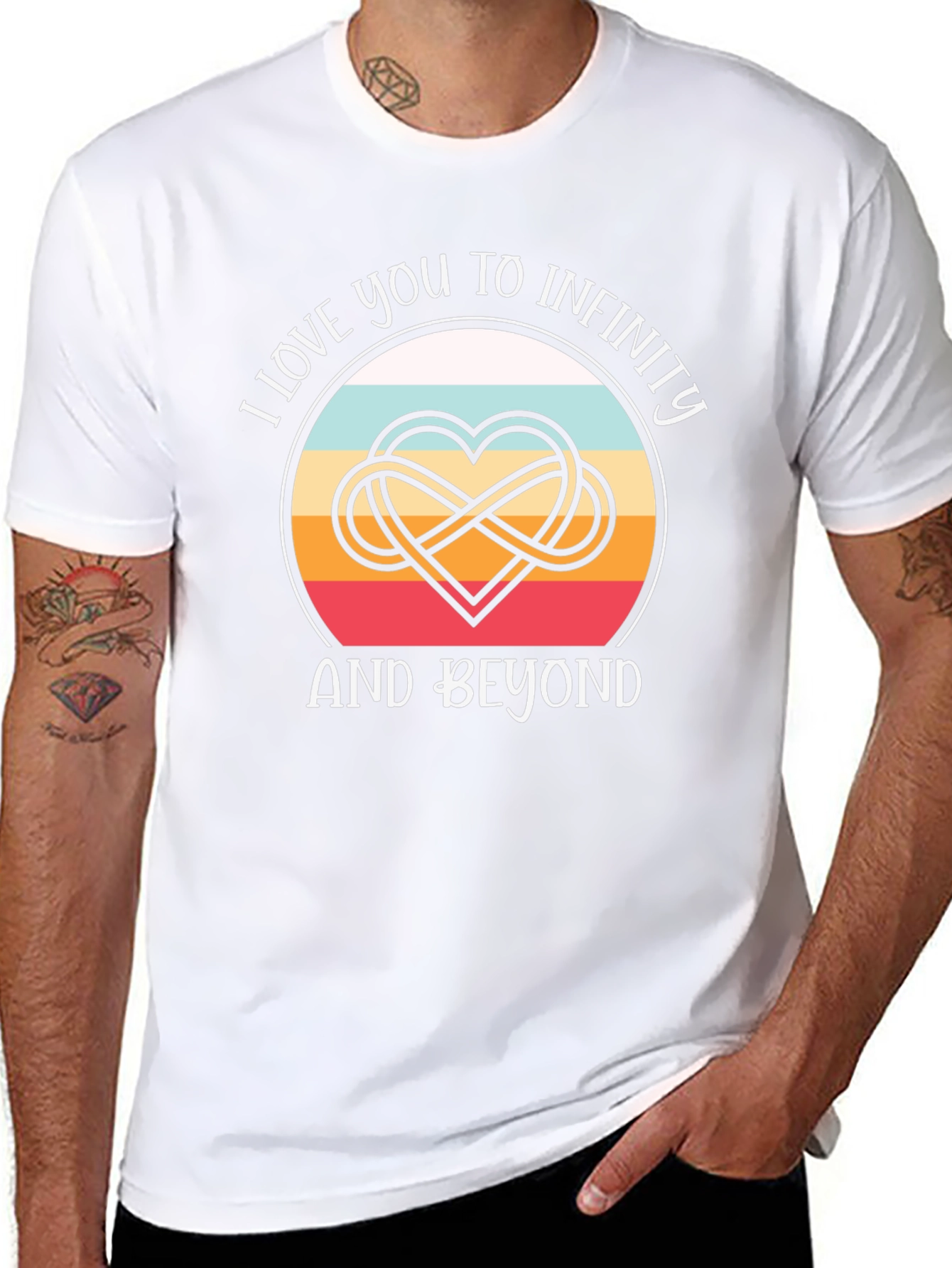 I Love You to Infinity Graphic Tee