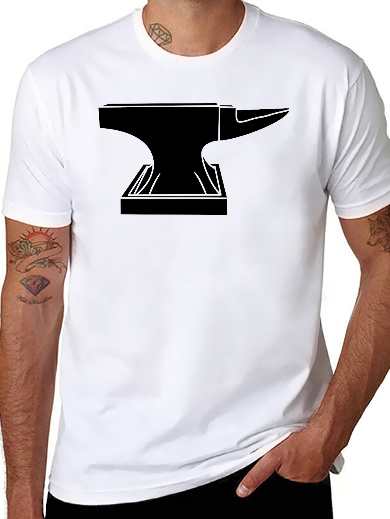 Black Anvil Graphic Tee - Smithy Style