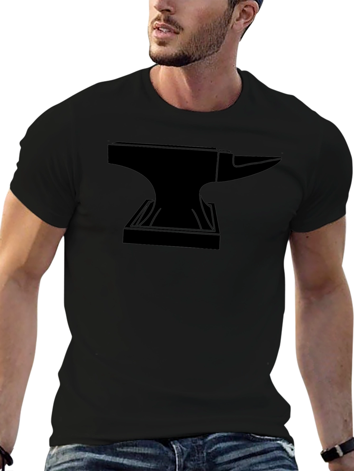 Black Anvil Graphic Tee - Smithy Style