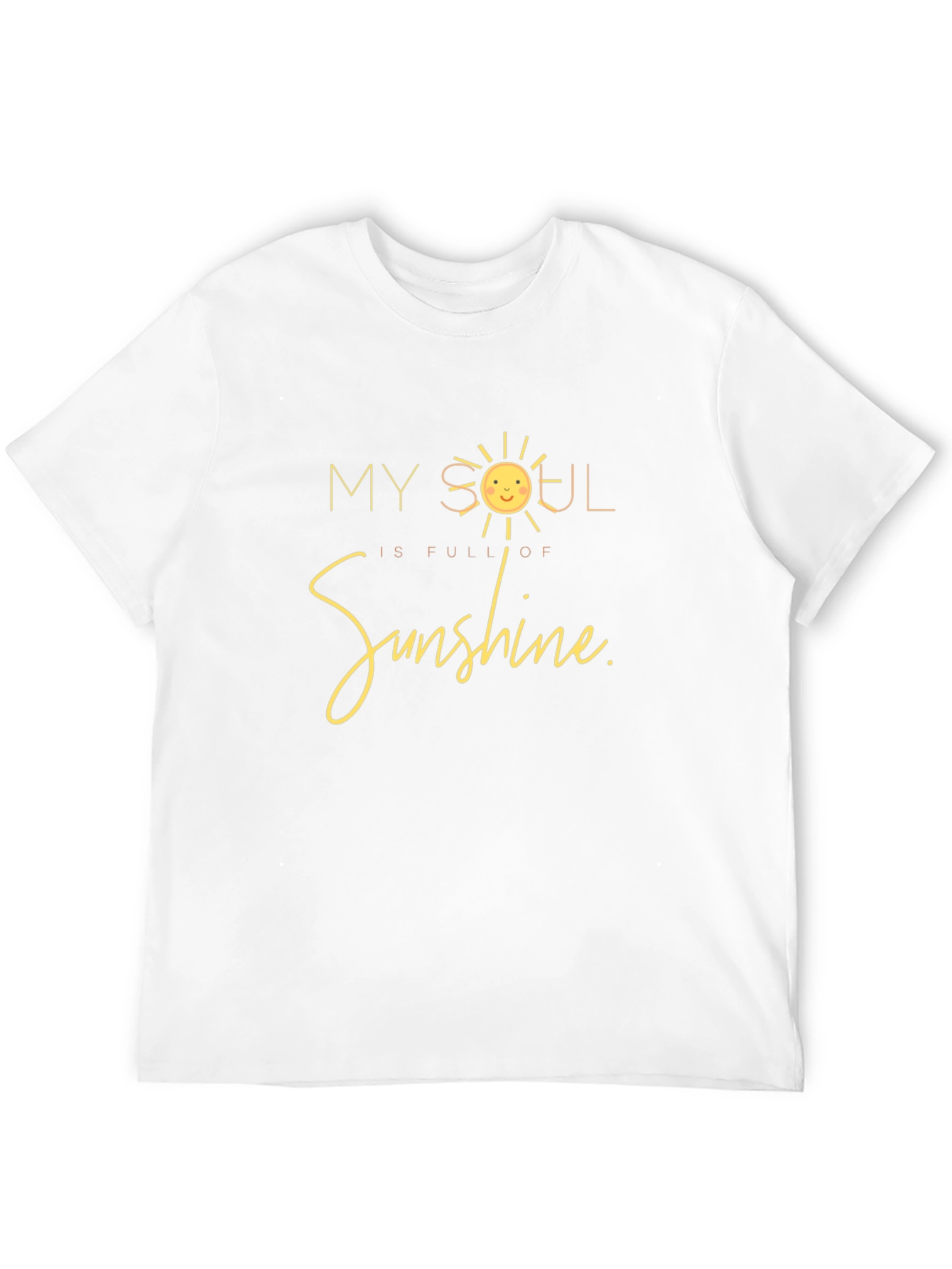 My Soul is Full of Sunshine Black T-Shirt