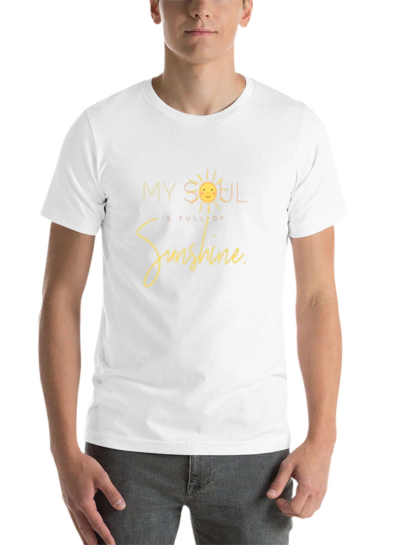 My Soul is Full of Sunshine Black T-Shirt