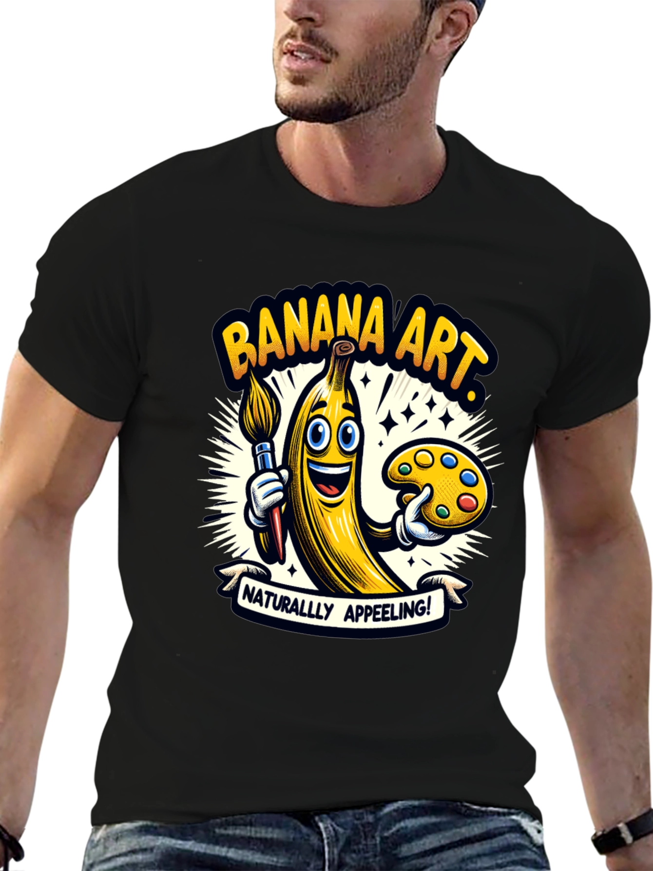 Banana Art T-Shirt - Naturally Appeeling Tee!