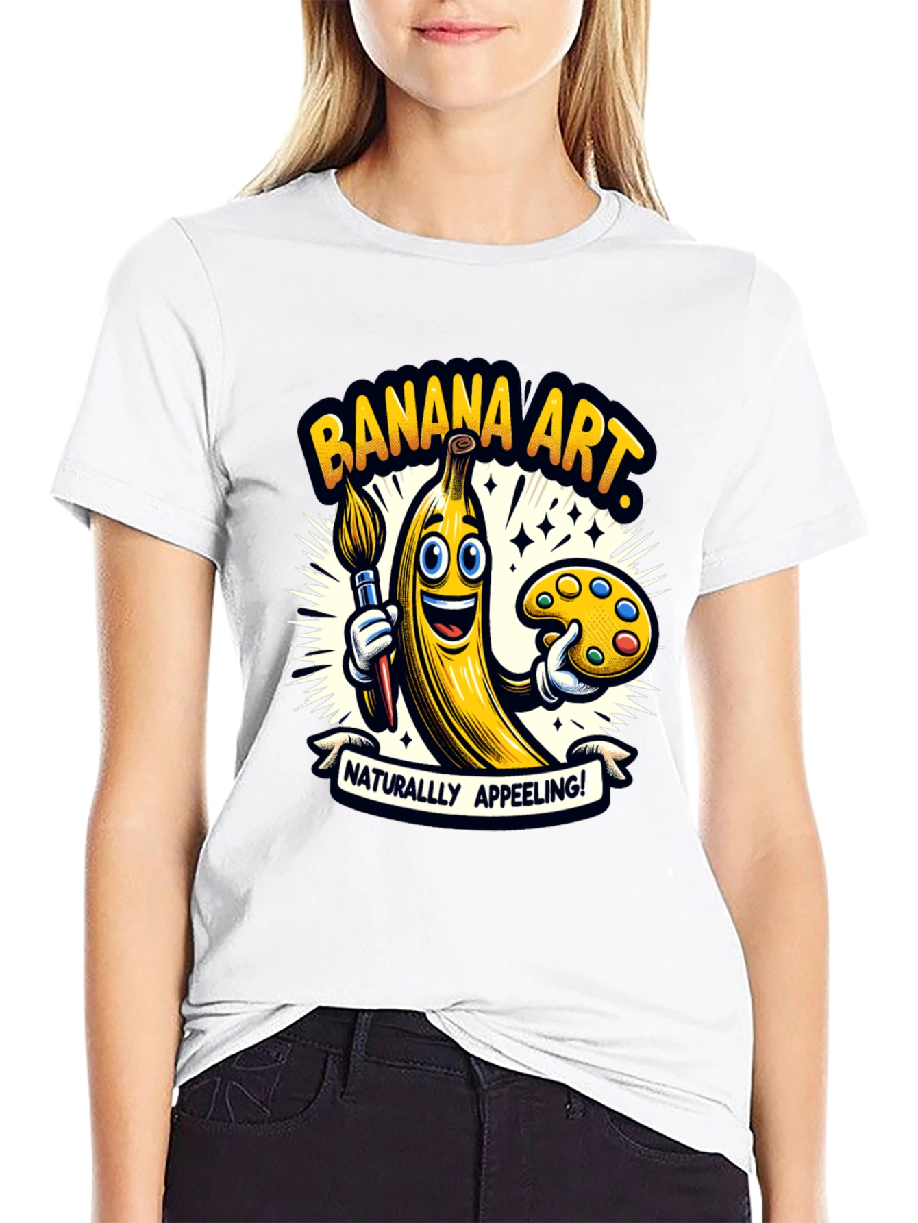 Banana Art T-Shirt - Naturally Appeeling Tee!