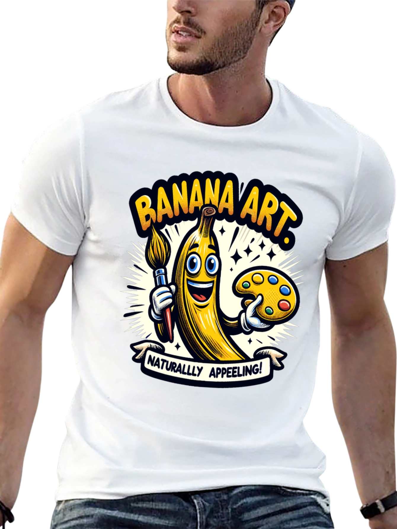 Banana Art T-Shirt - Naturally Appeeling Tee!