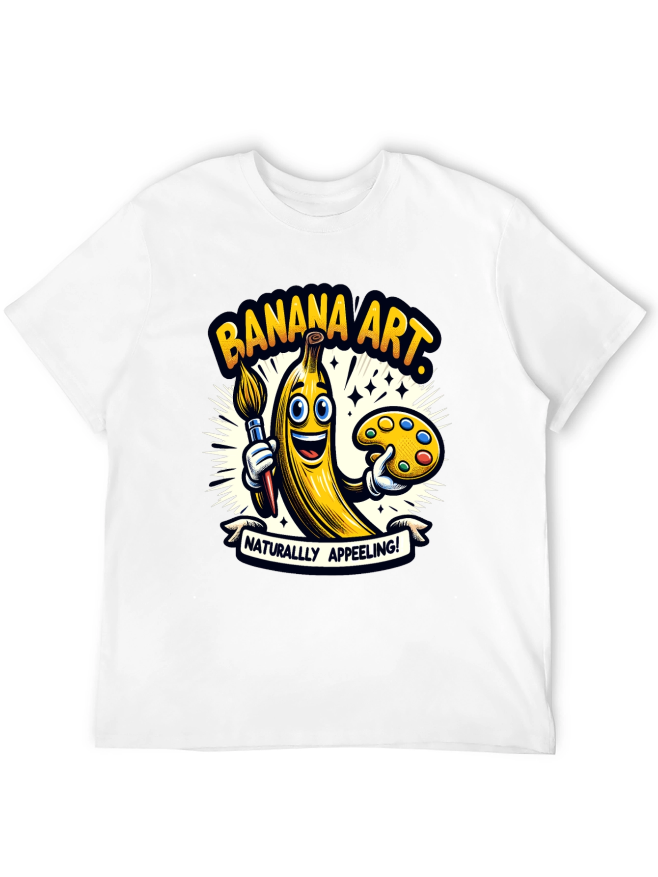 Banana Art T-Shirt - Naturally Appeeling Tee!