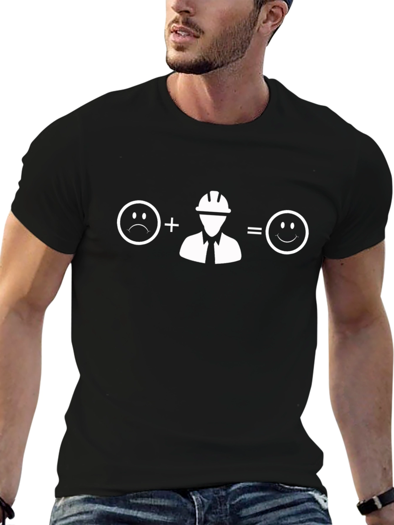 Engineer Equation T-Shirt - Black Cotton Tee