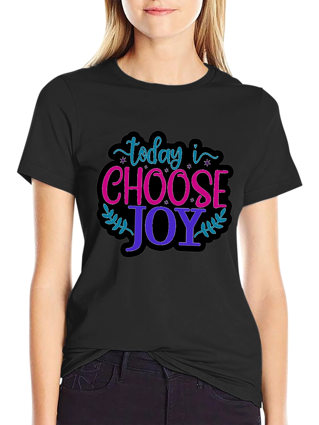 Choose Joy Graphic T-Shirt - Positive Vibes Only!