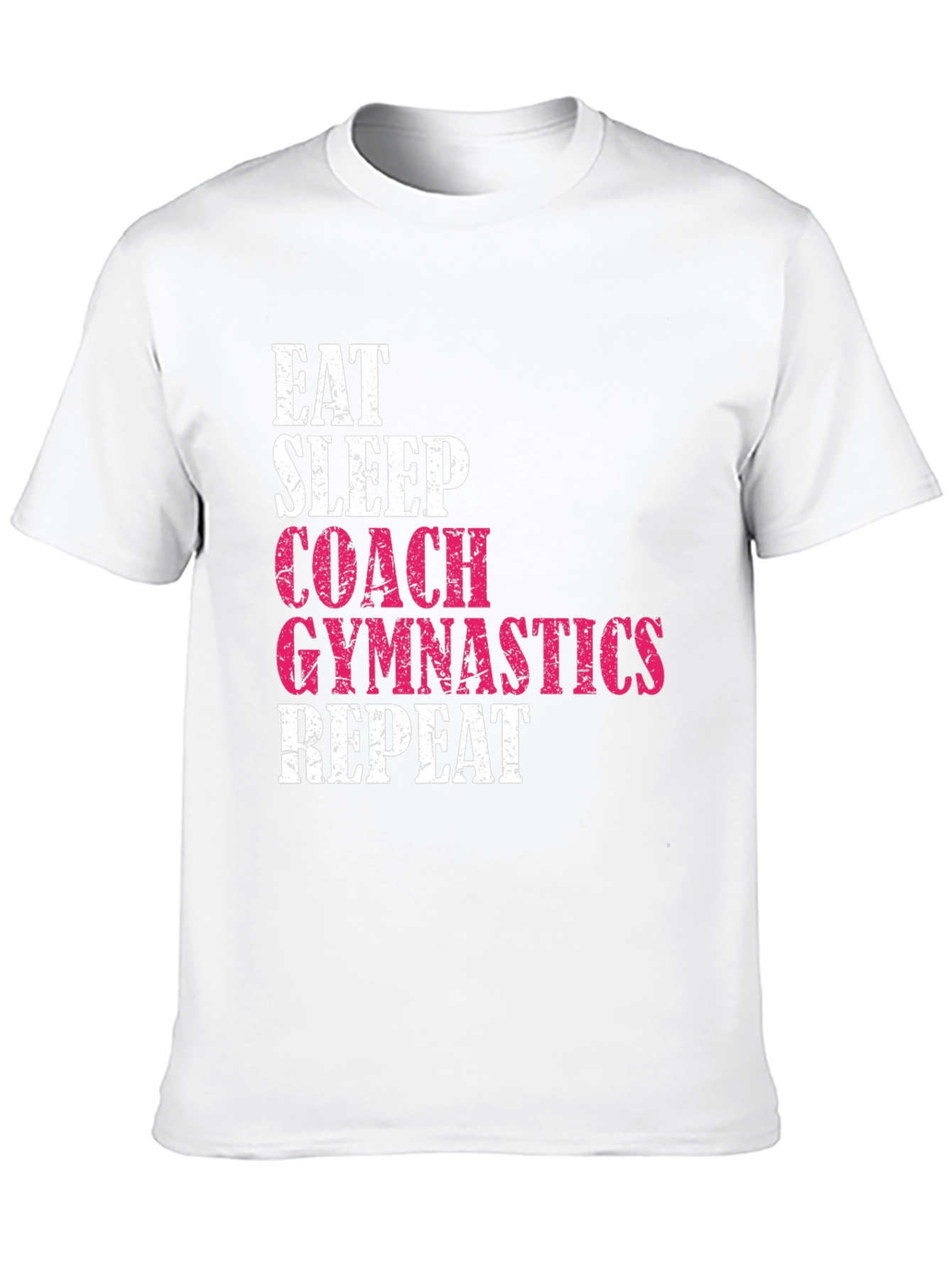 Eat Sleep Coach Gymnastics Repeat T-Shirt