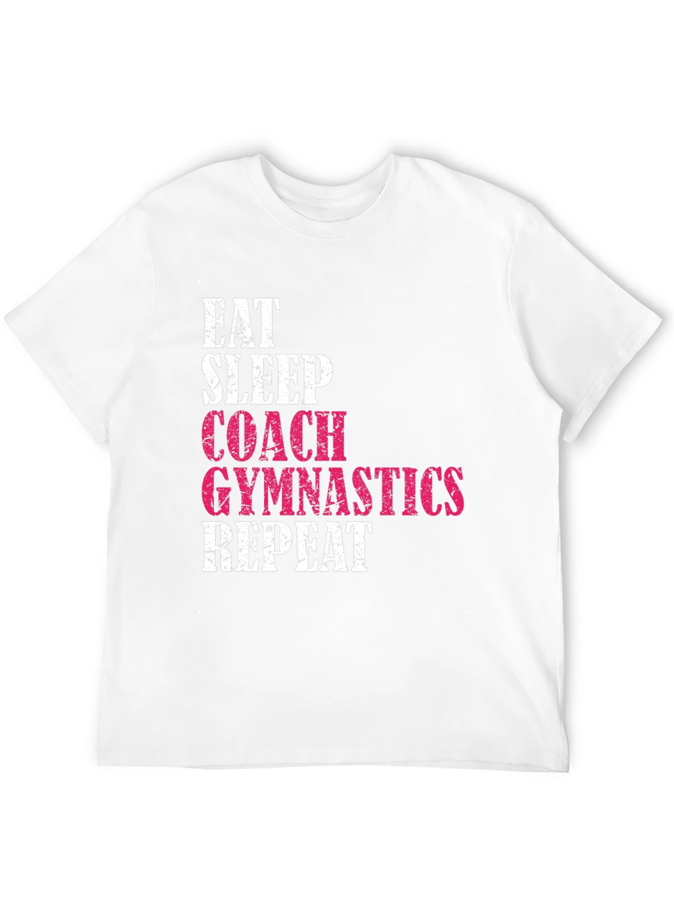 Eat Sleep Coach Gymnastics Repeat T-Shirt