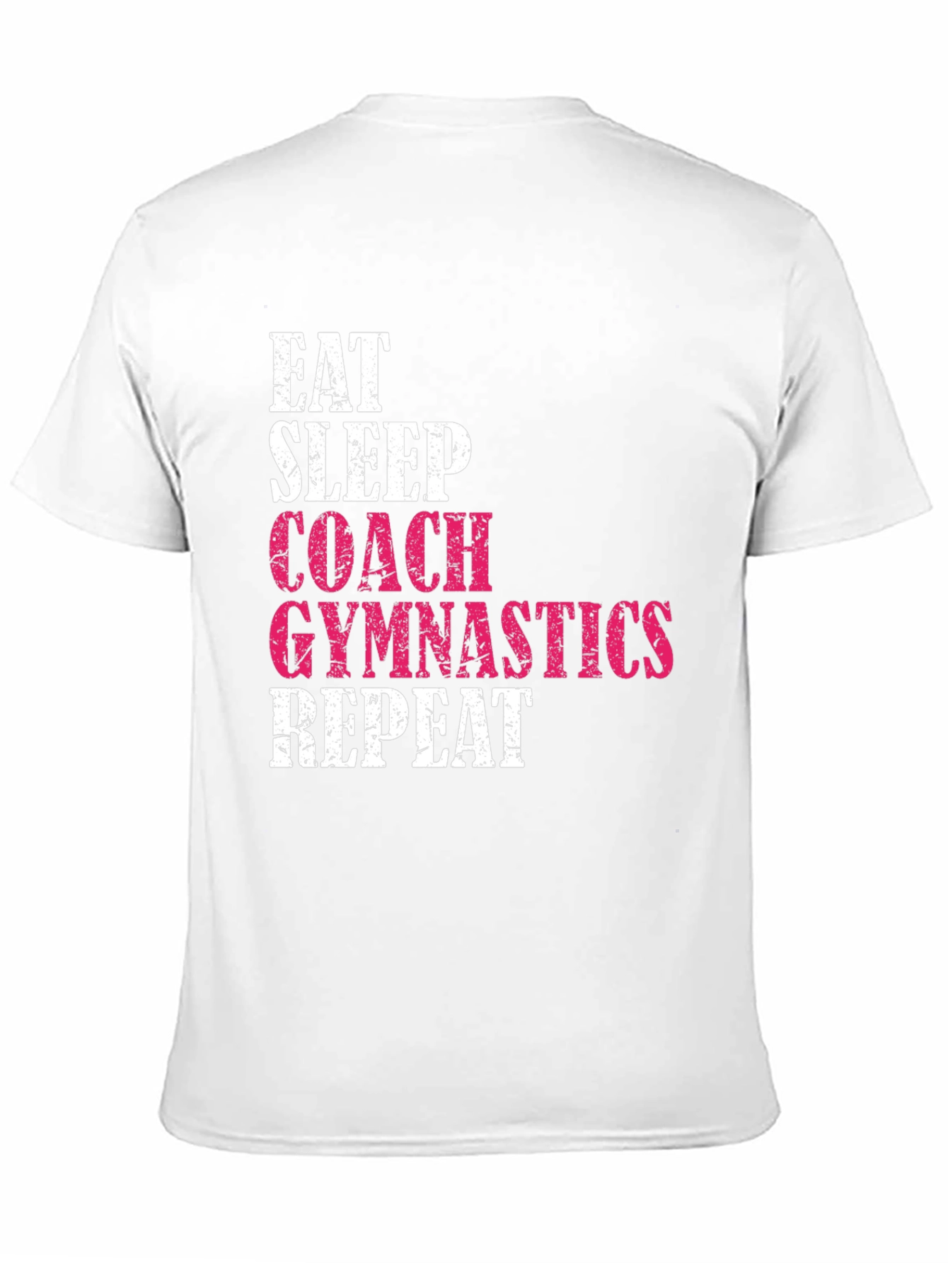 Eat Sleep Coach Gymnastics Repeat T-Shirt