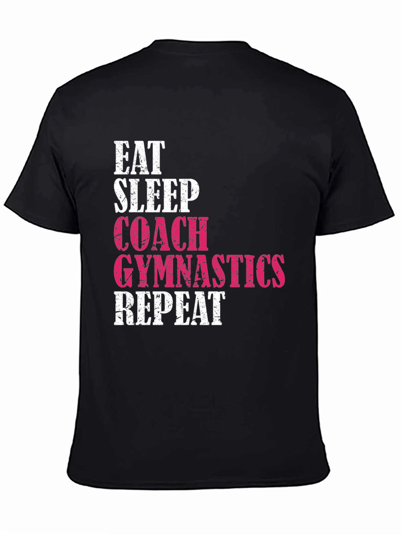 Eat Sleep Coach Gymnastics Repeat T-Shirt
