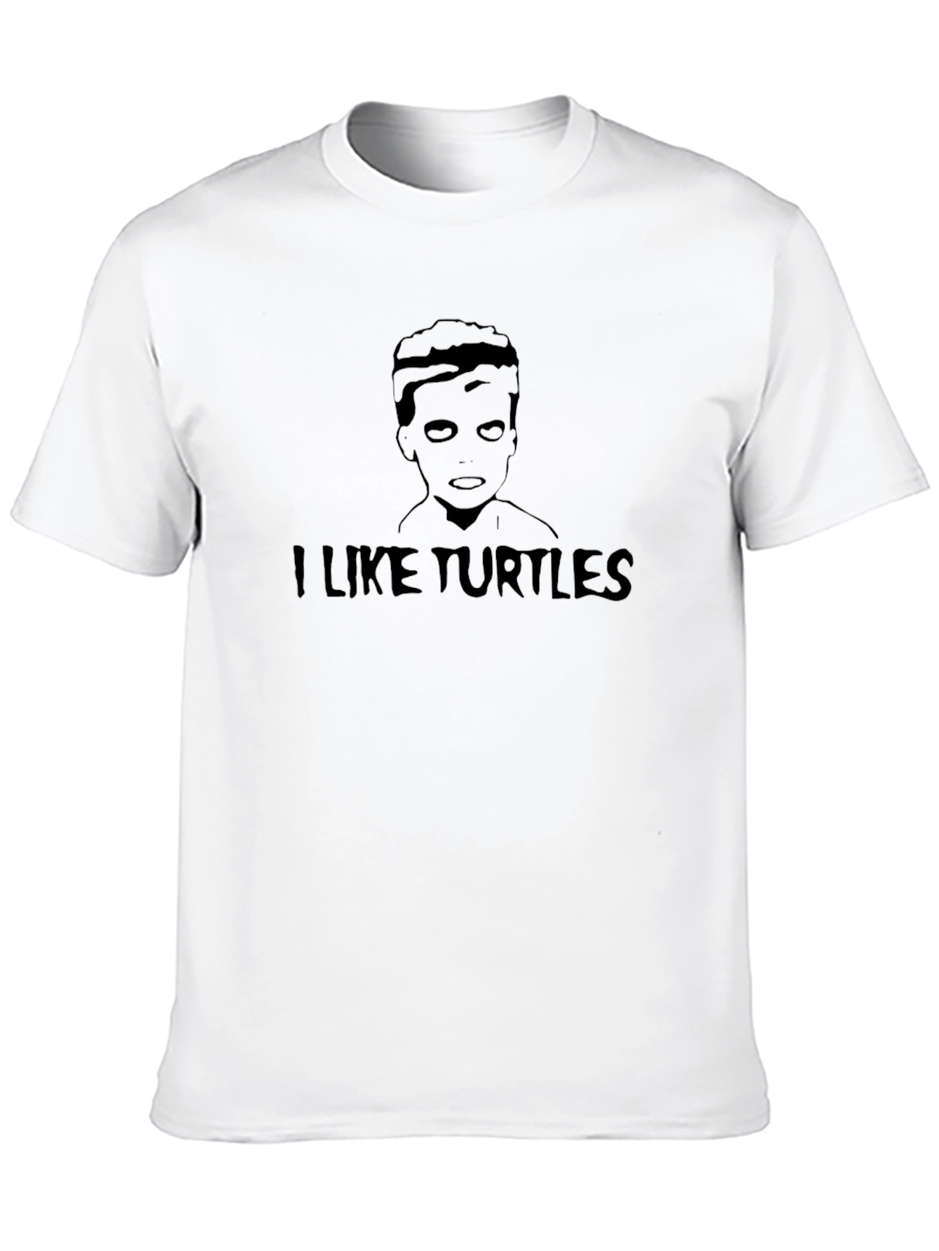 I Like Turtles T-Shirt - Funny Zombie Boy Tee
