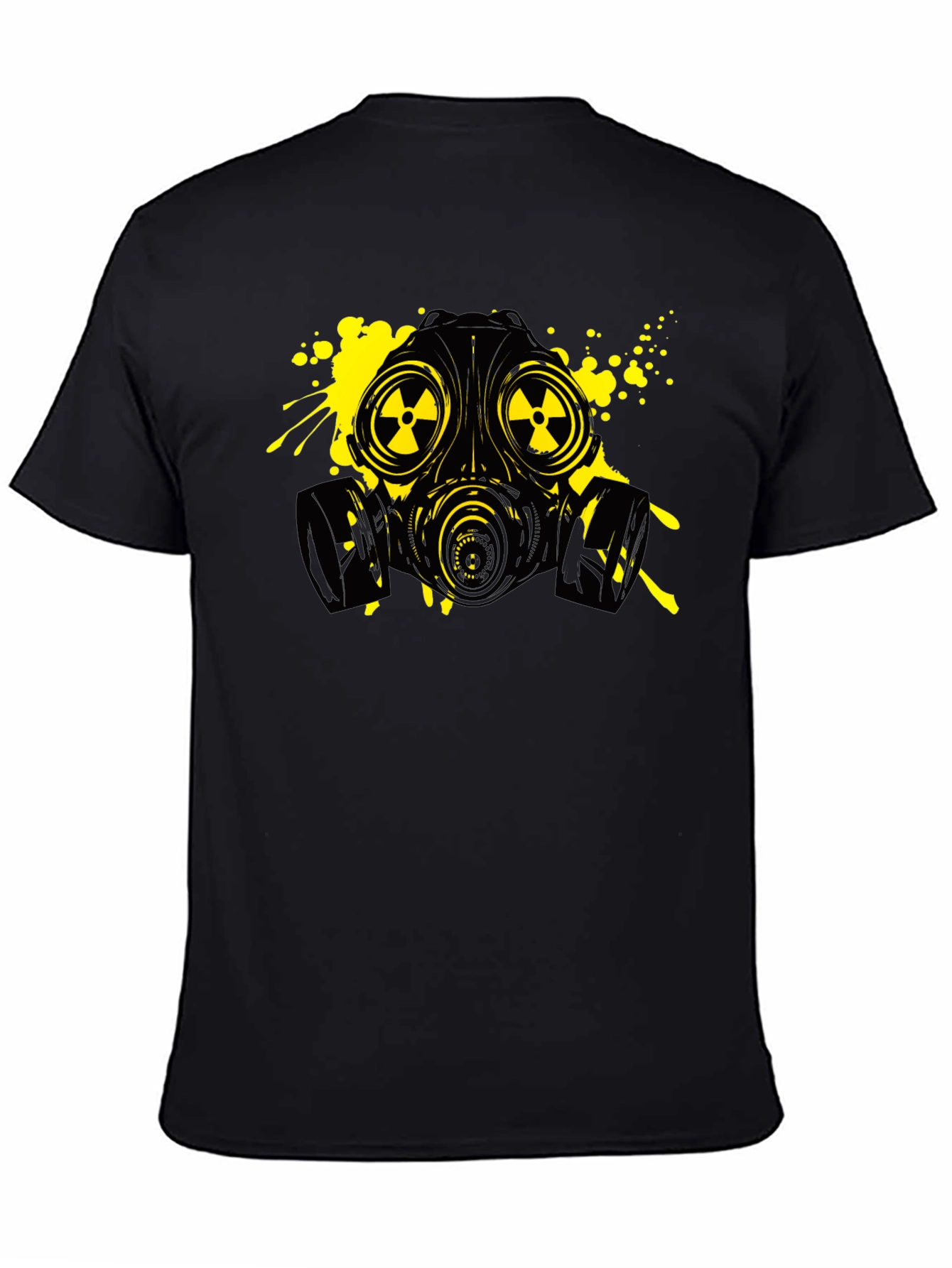 Gas Mask Graphic Tee - Black