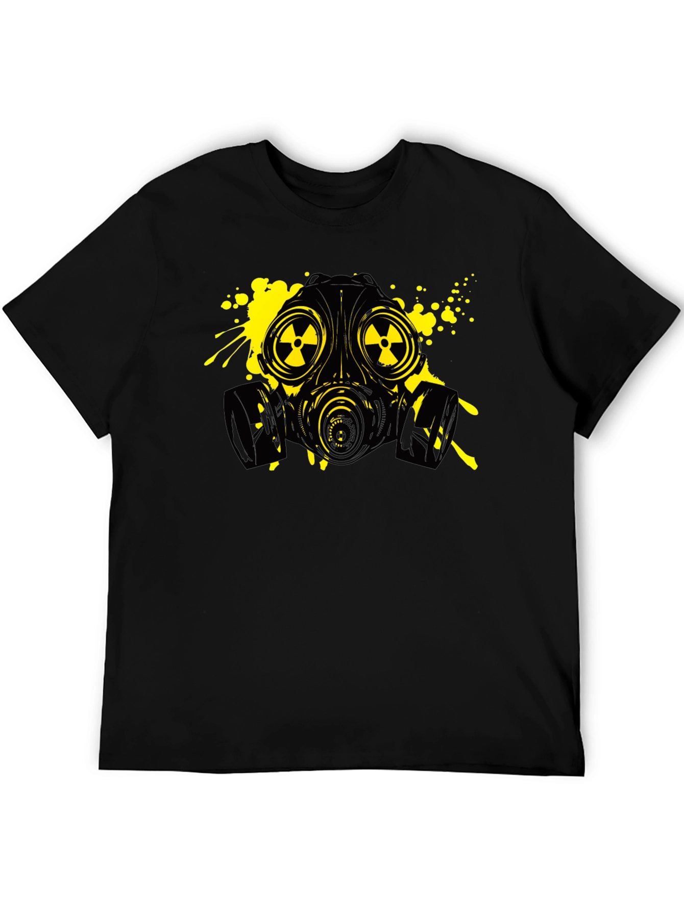 Gas Mask Graphic Tee - Black
